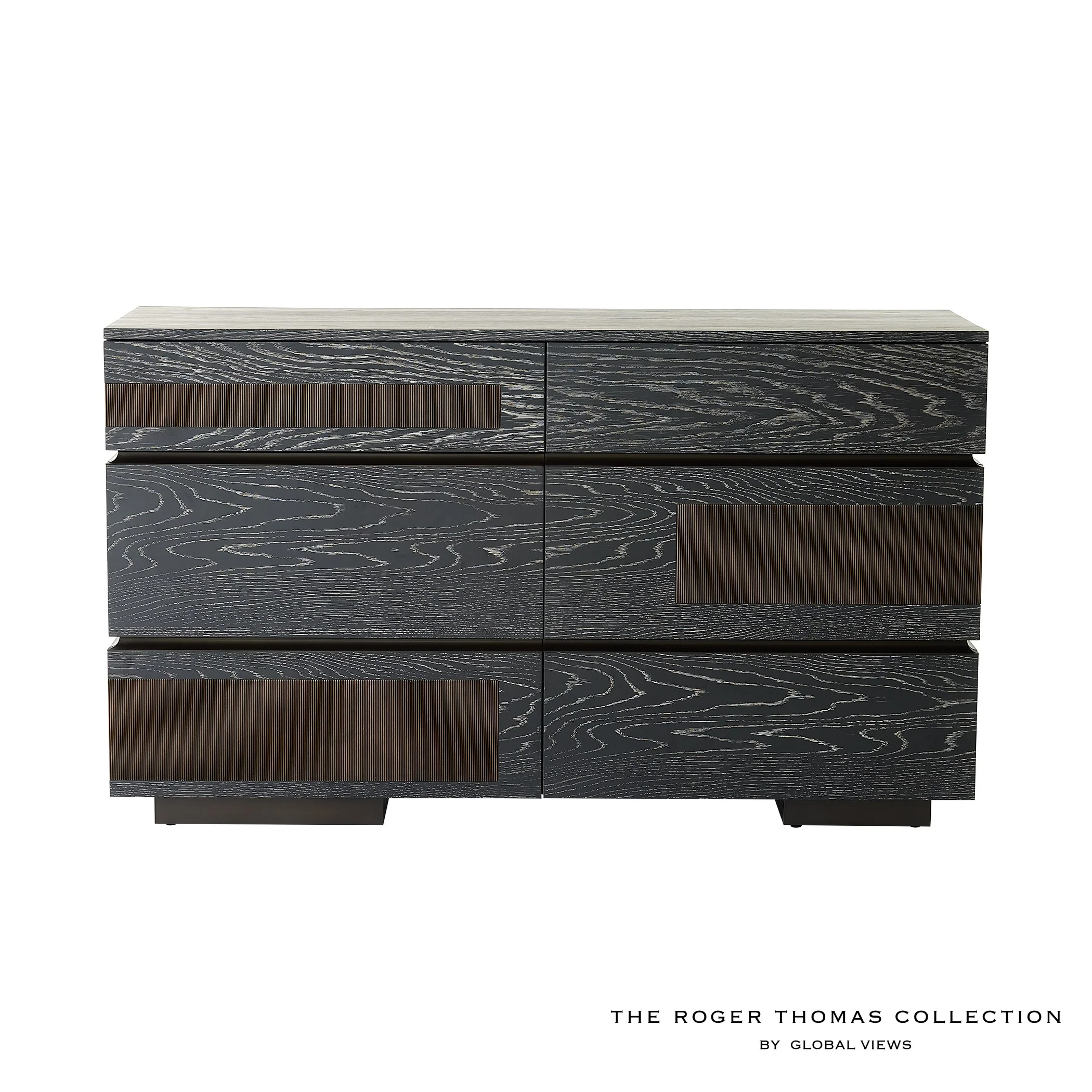 Global Views Brazil Dresser-Black Cerused Oak - Image 8