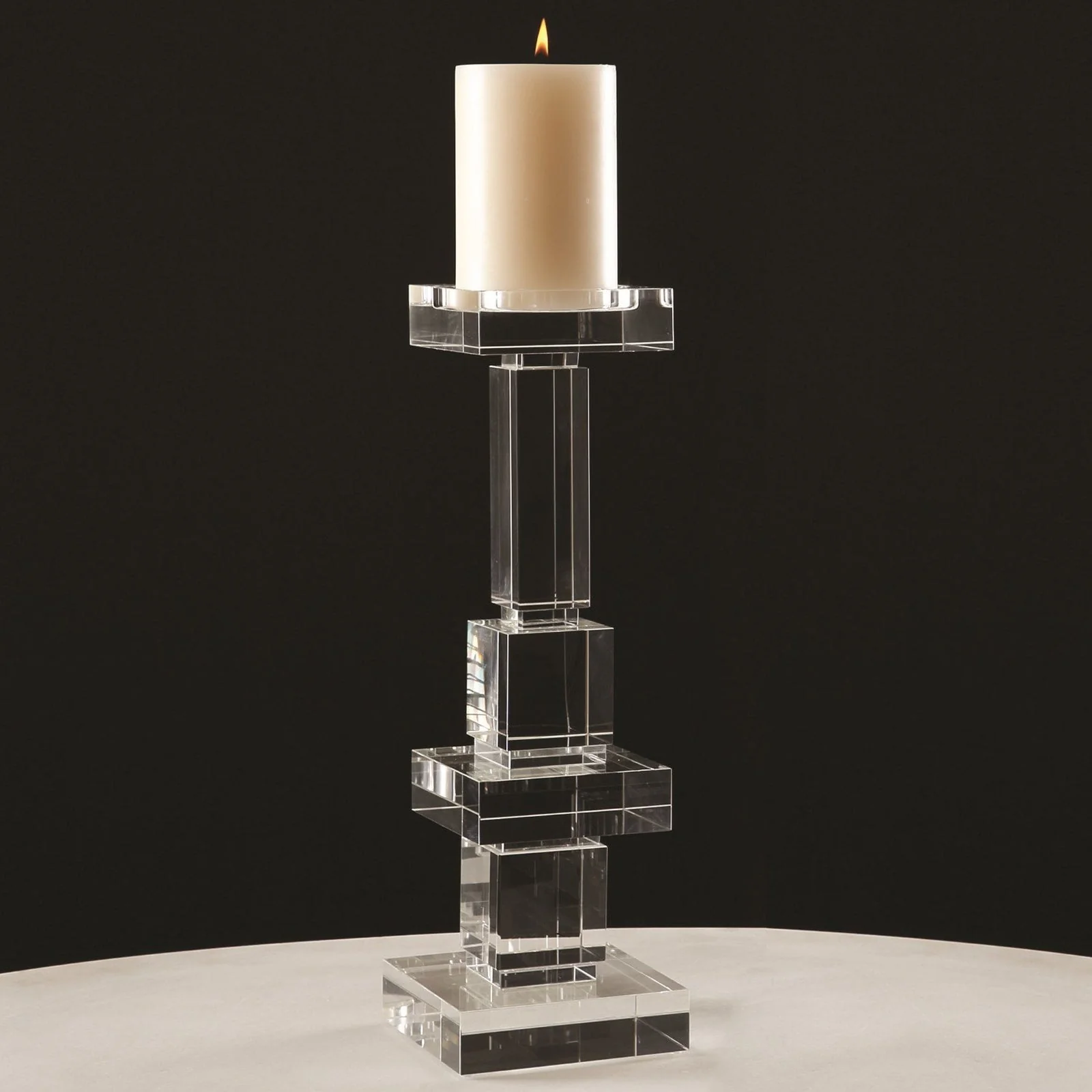 Global Views Brilliant Pillar Candle Holder - Image 2