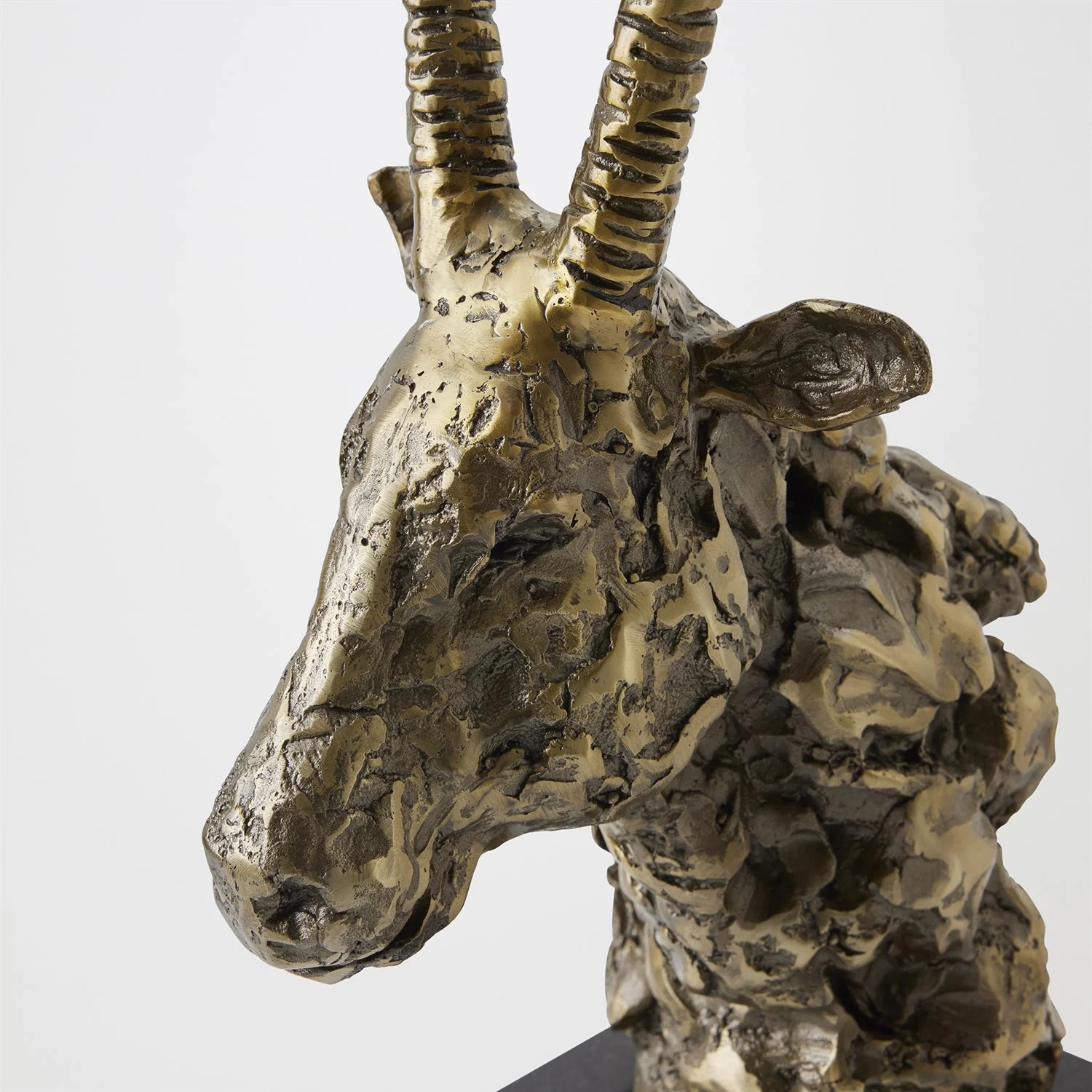 Global Views Bronze Textured Antelope - Image 4