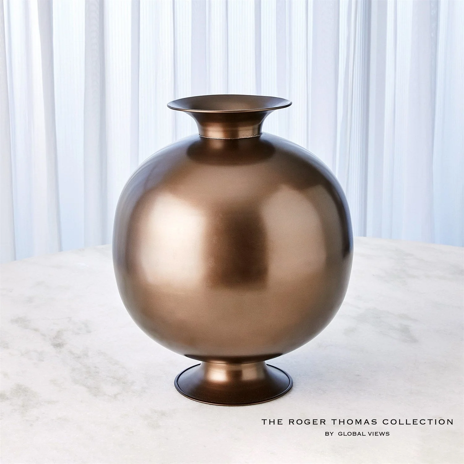 Global Views Bronzino Orb Vase Clearance