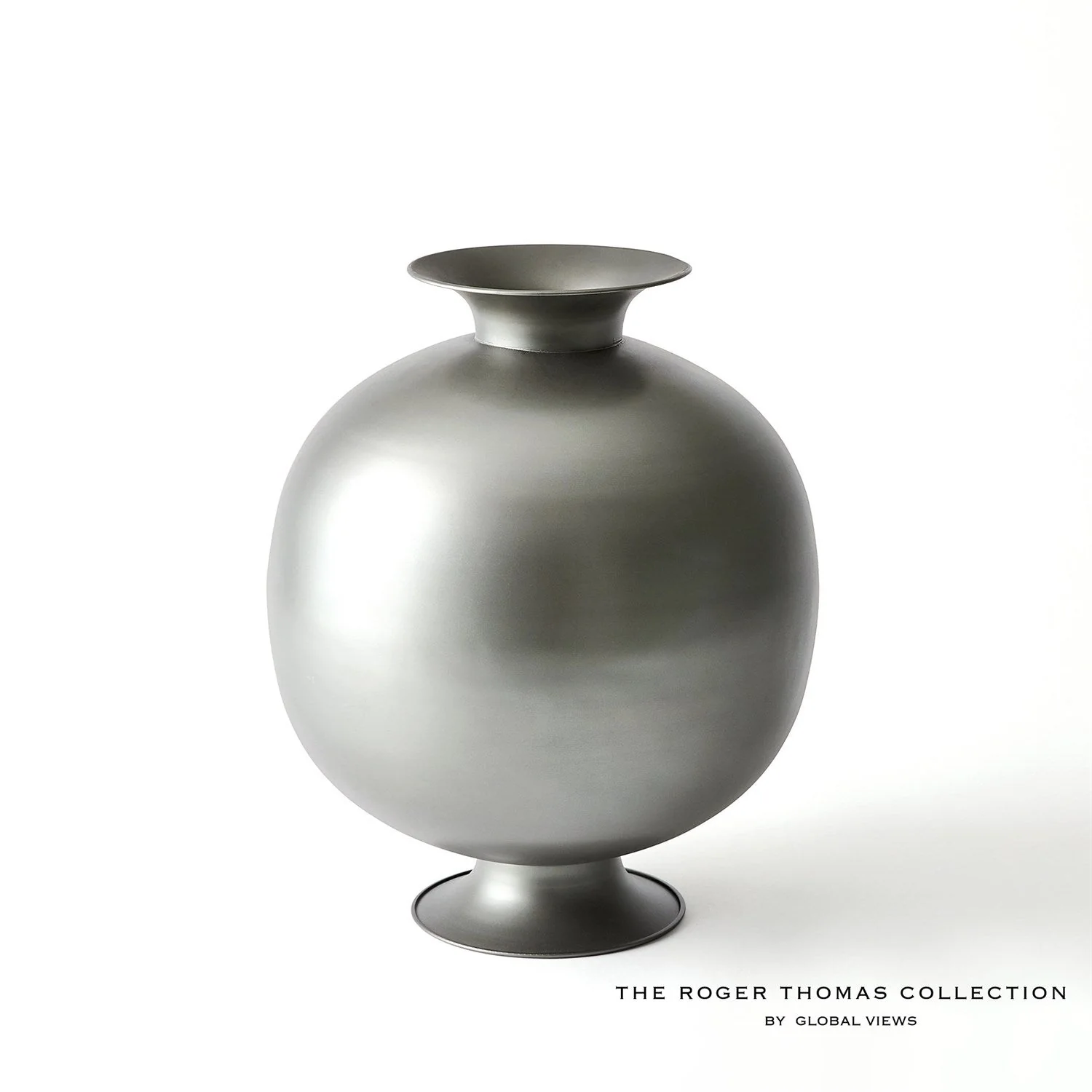 Global Views Genmetal Bronzino Orb Vase Clearance - Image 4