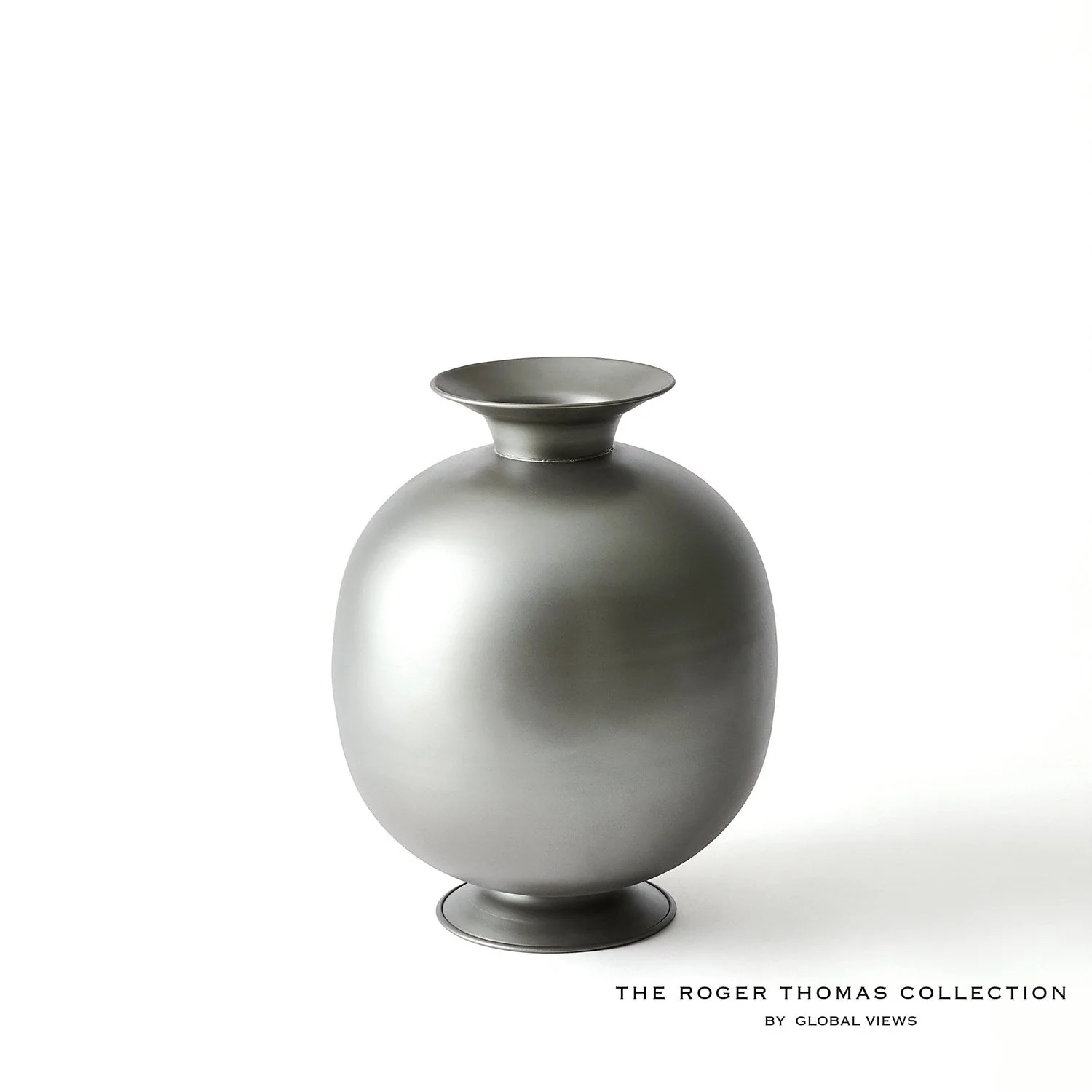 Global Views Genmetal Bronzino Orb Vase Clearance - Image 6