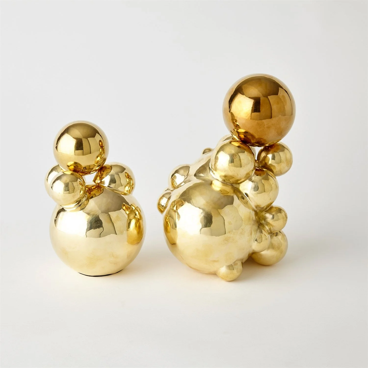 Global Views Brass Bubble Orb Holder Clearance - Image 2