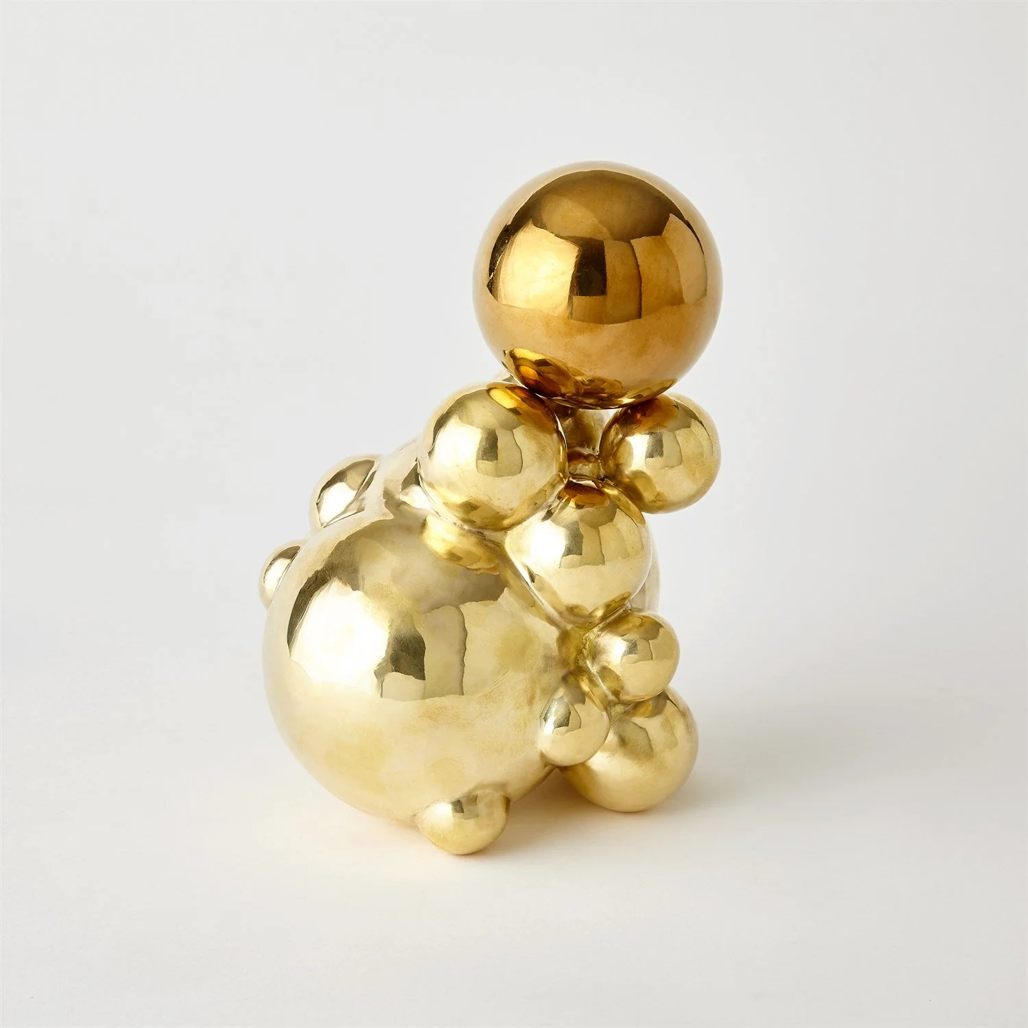 Global Views Brass Bubble Orb Holder Clearance - Image 4