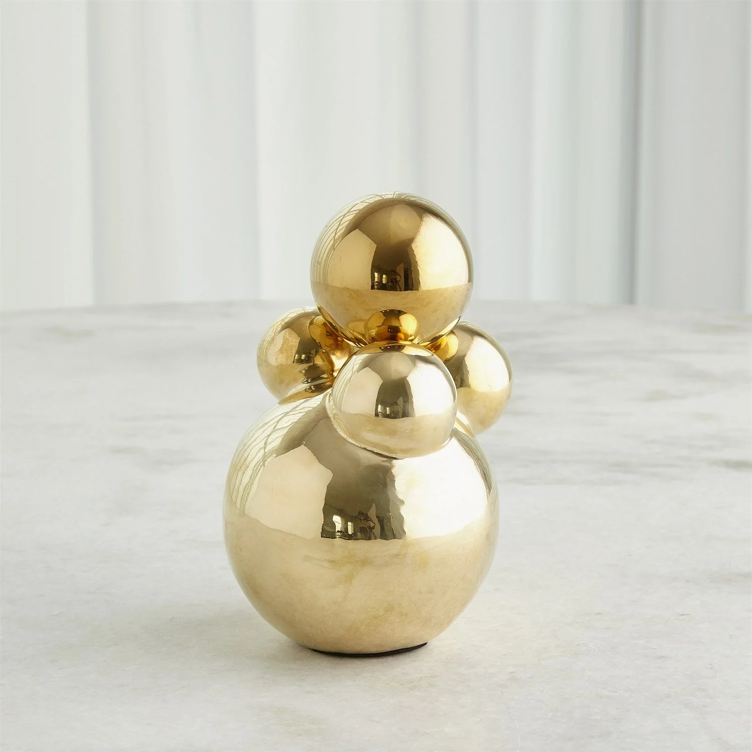 Global Views Brass Bubble Orb Holder Clearance - Image 6