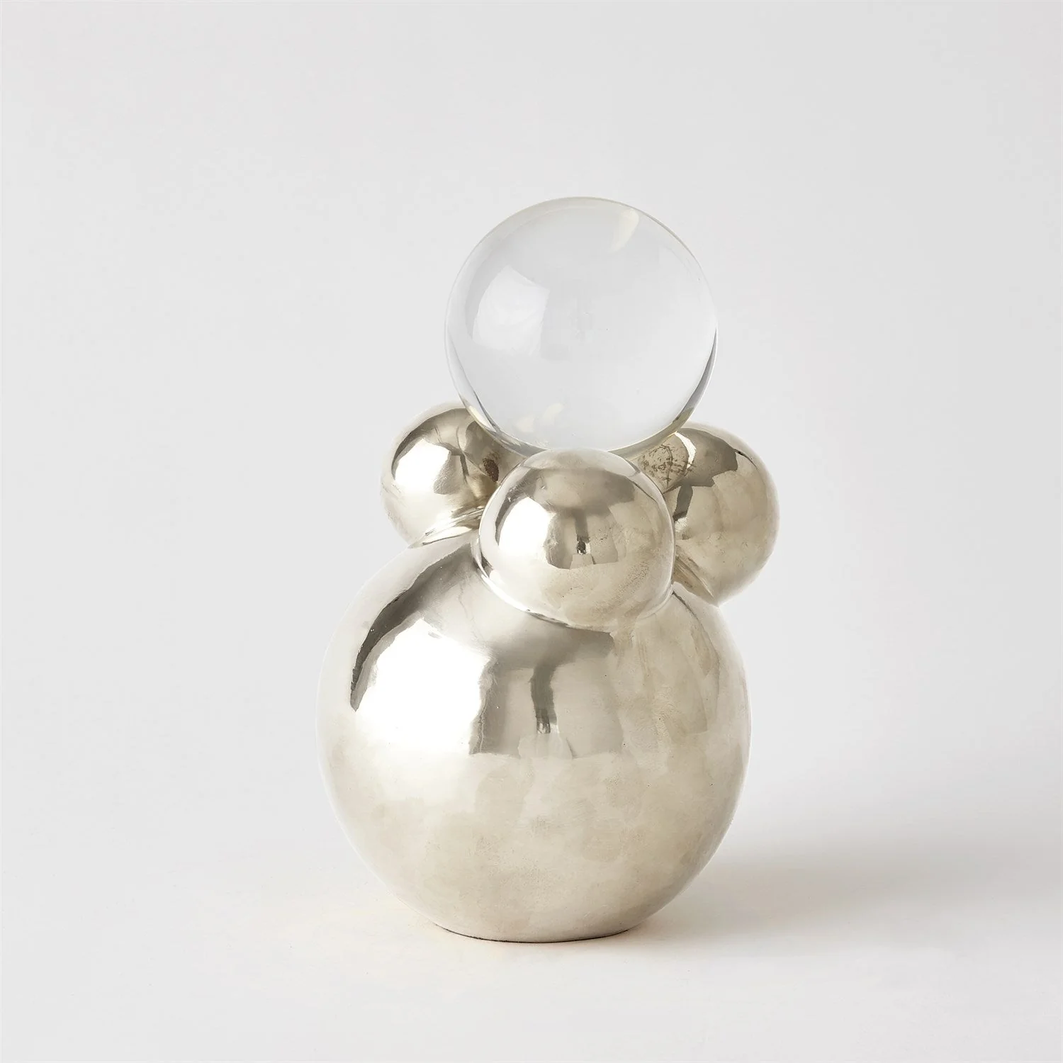 Global Views Nickel with Crystal Bubble Orb Holder Clearance - Image 6