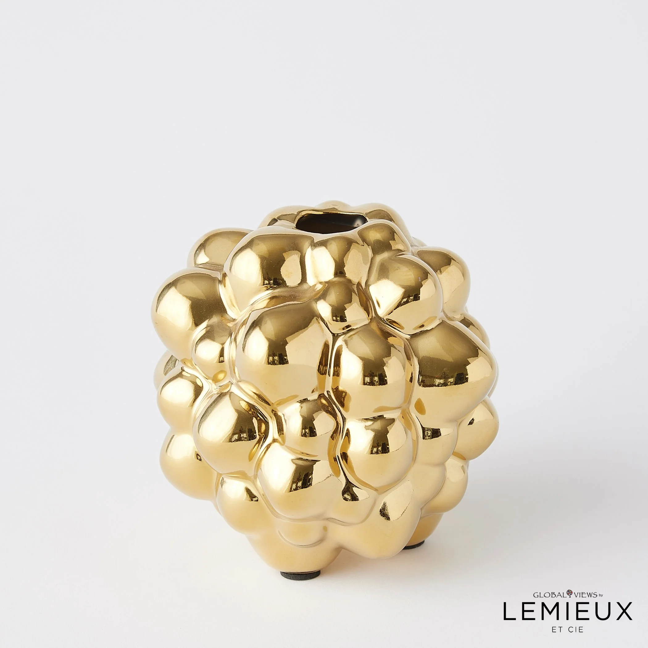 Global Views Bubble Vase Bright Gold - Image 2