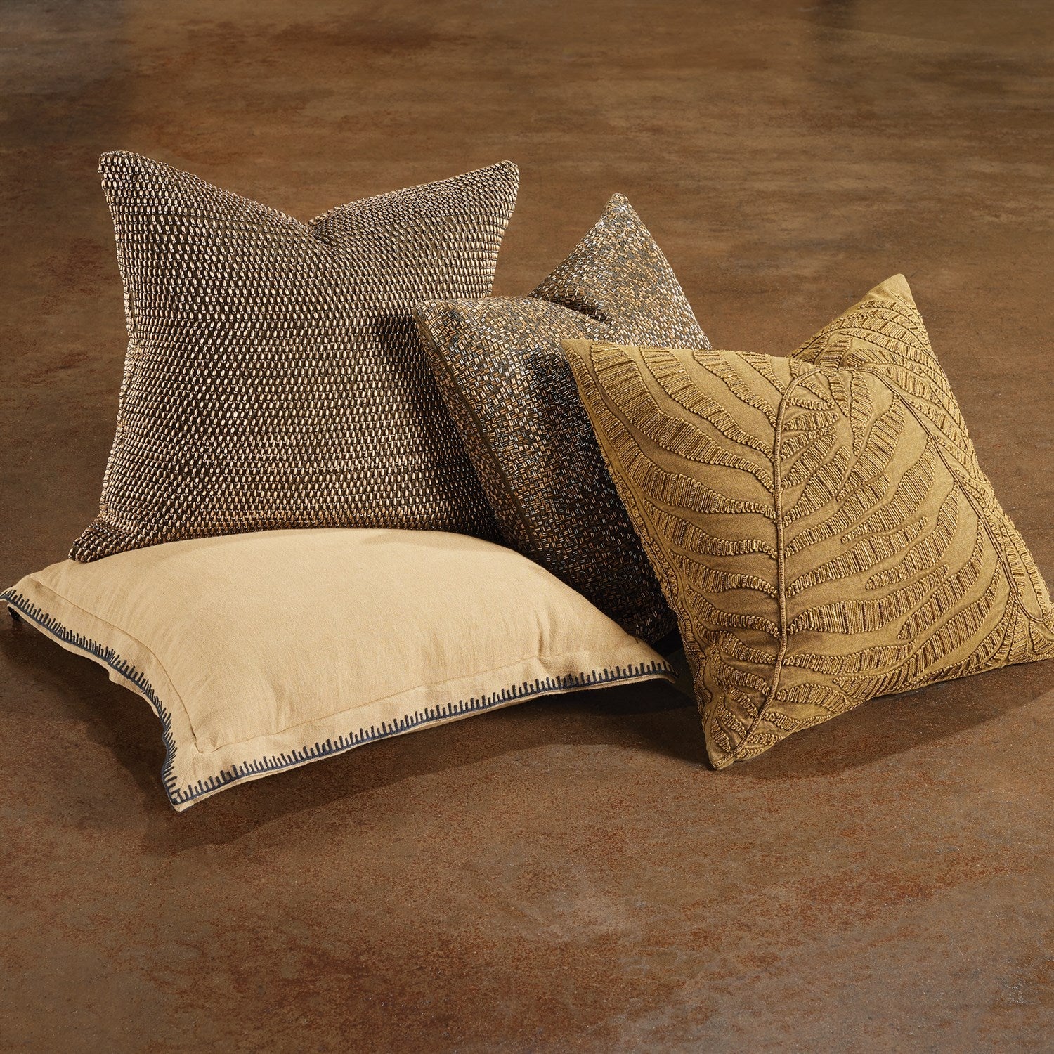 Global Views Bugle Beaded Pillow Clearance - Image 3