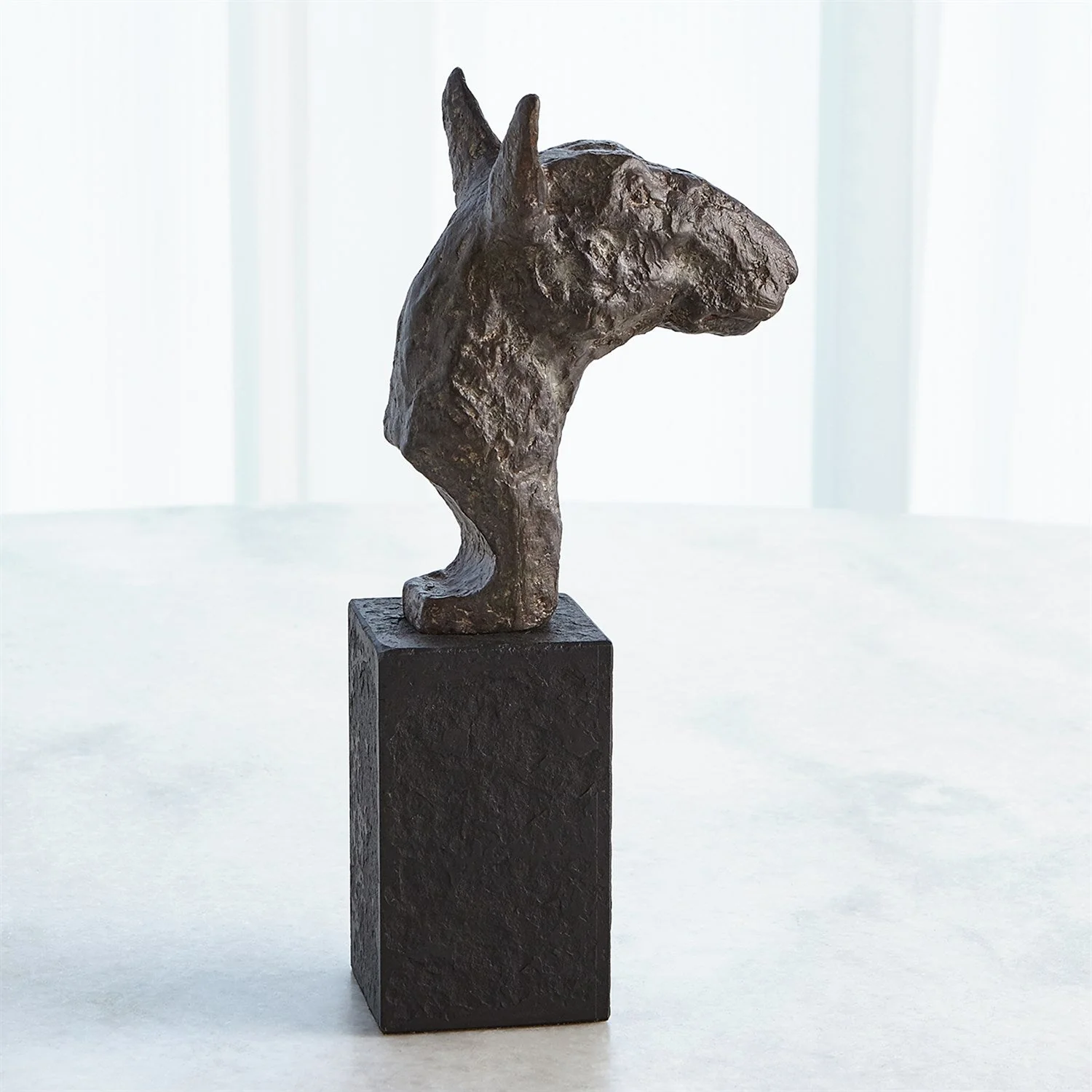 Global Views Bull Terrier Sculpture - Image 5