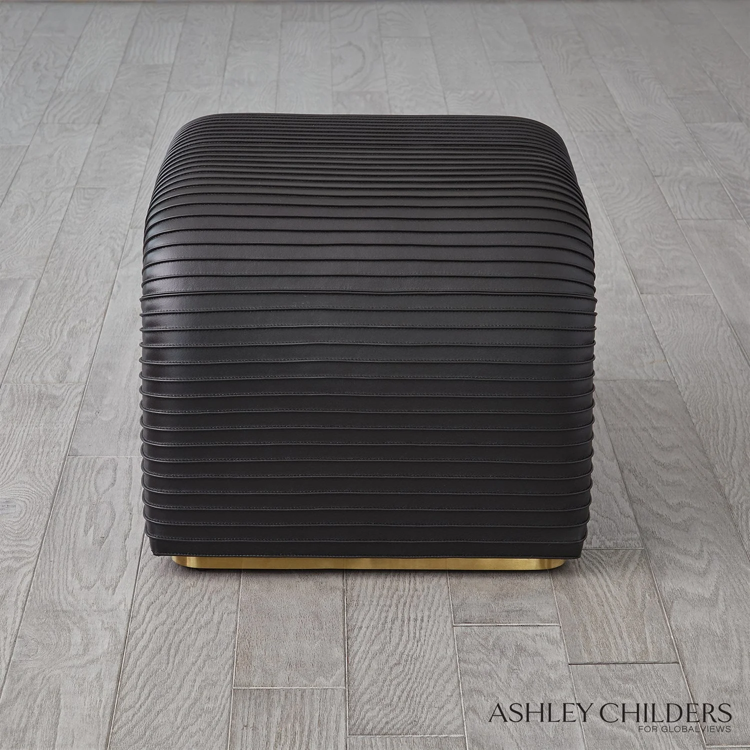 Global Views Cade Stool by Ashley Childers - Image 6