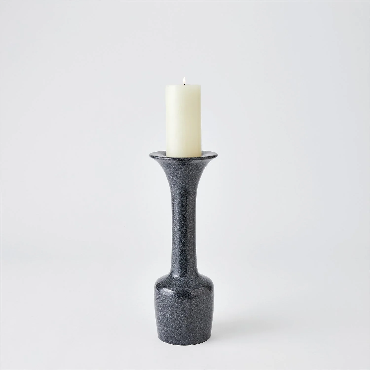 Global Views Calyx Candle Holder - Black - Image 5