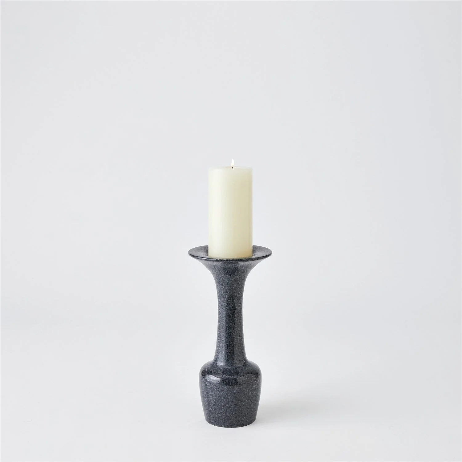 Global Views Calyx Candle Holder - Black - Image 7
