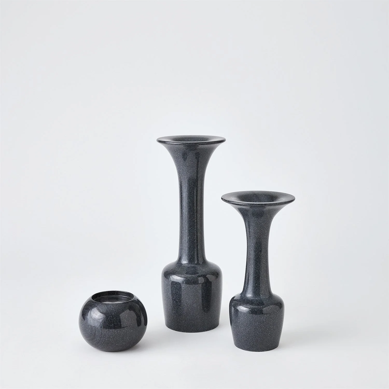 Global Views Calyx Candle Holder - Black - Image 8