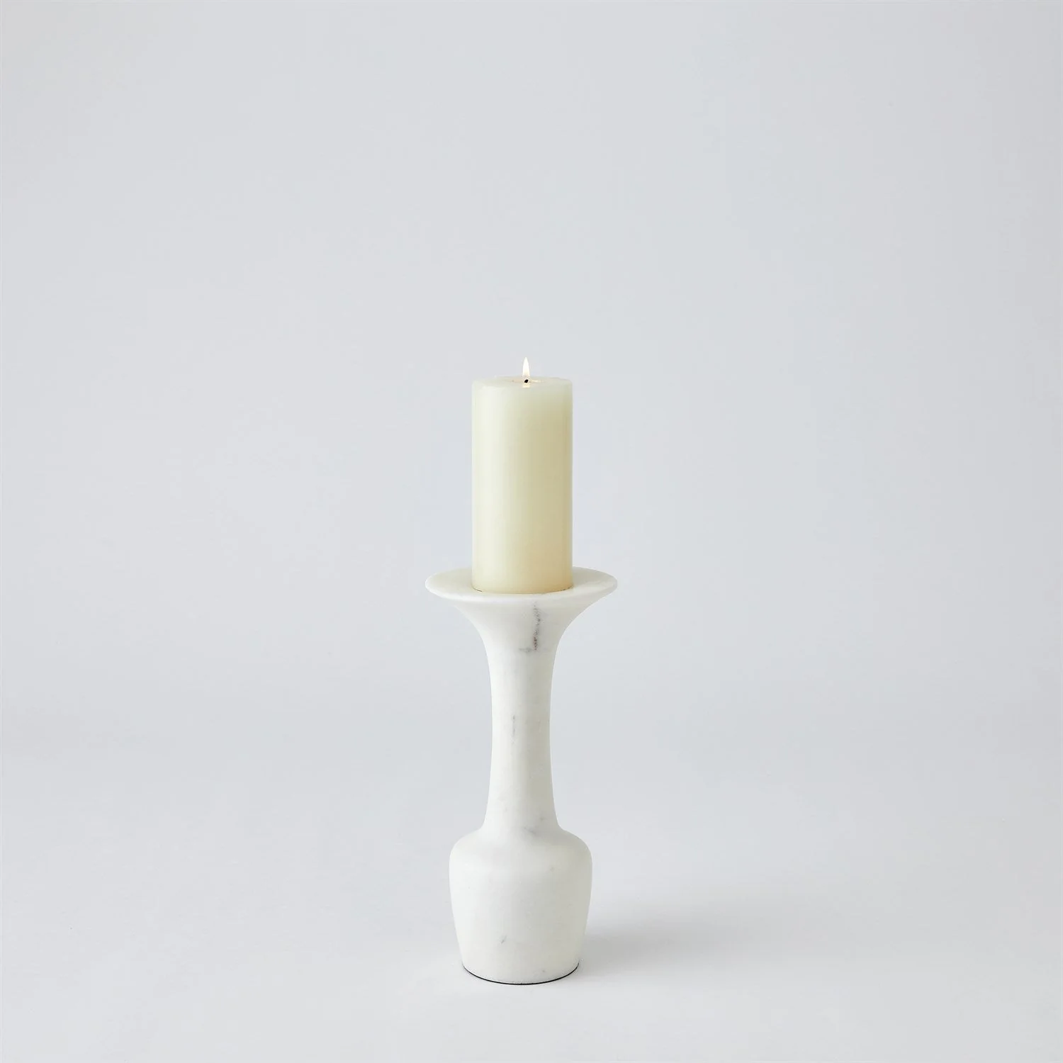 Global Views Calyx Candle Holder - White - Image 5