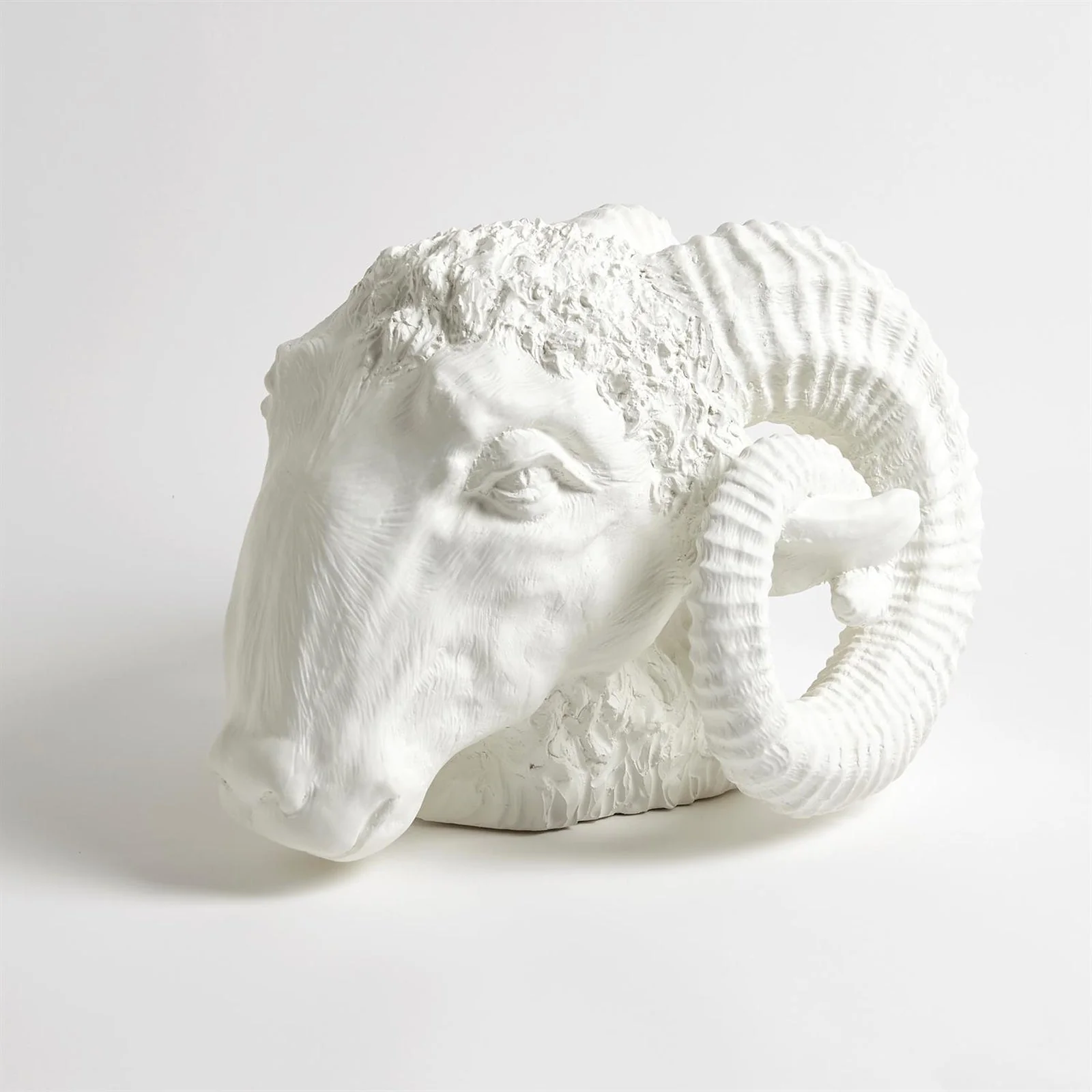 Global Views Capricorn Sculpture-Matte White - Image 4