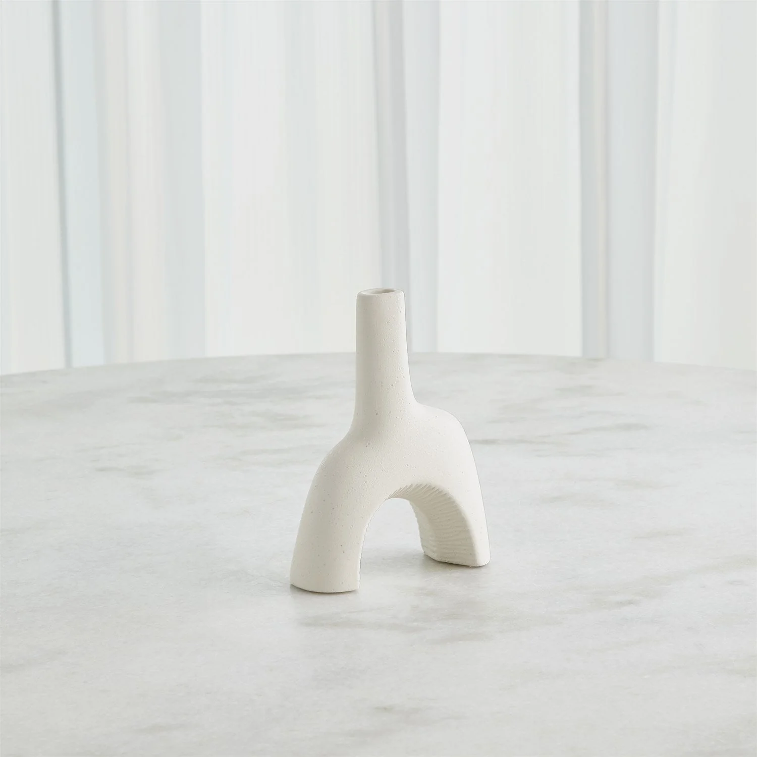 Global Views Cassel Vase - Matte White - Image 10