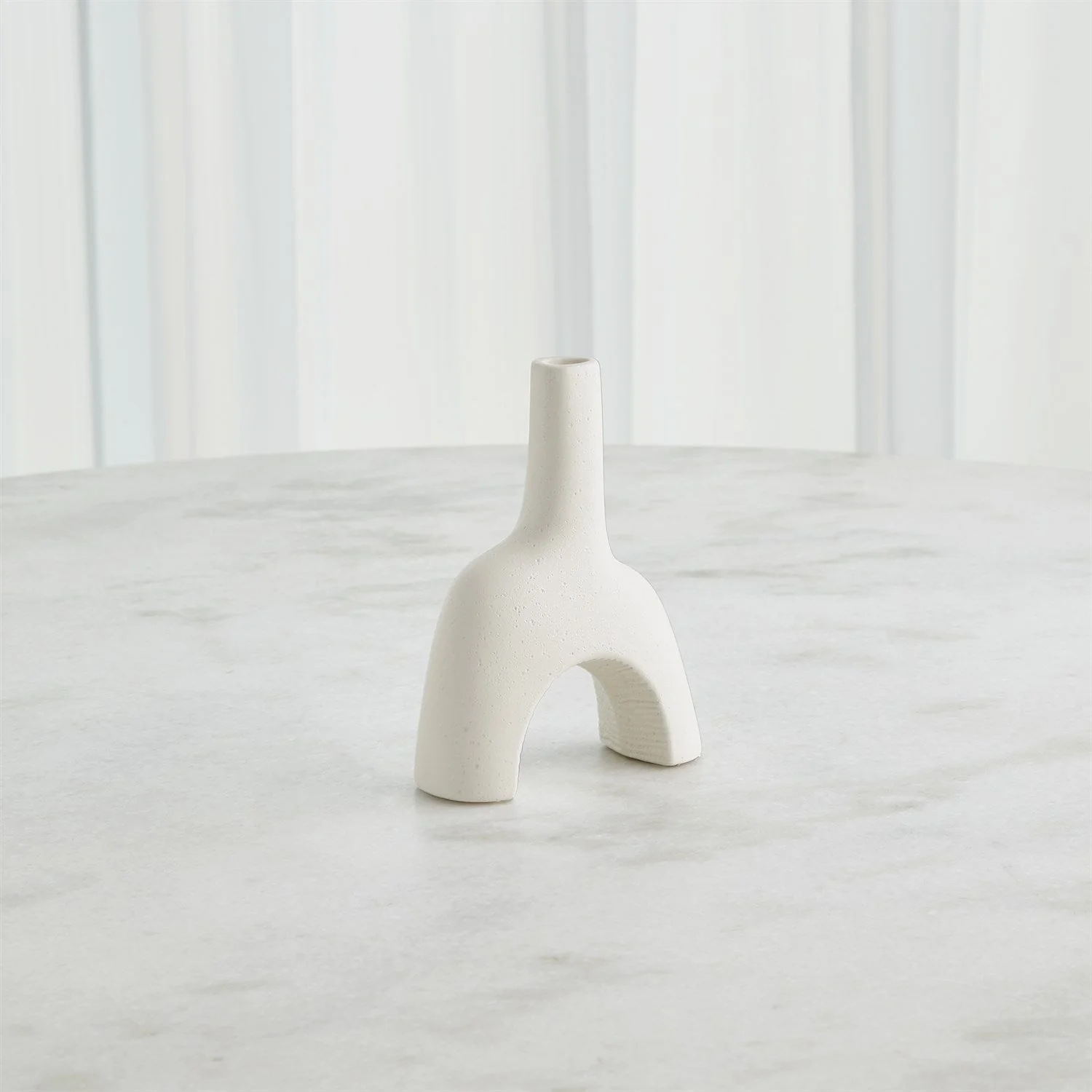 Global Views Cassel Vase - Matte White - Image 11