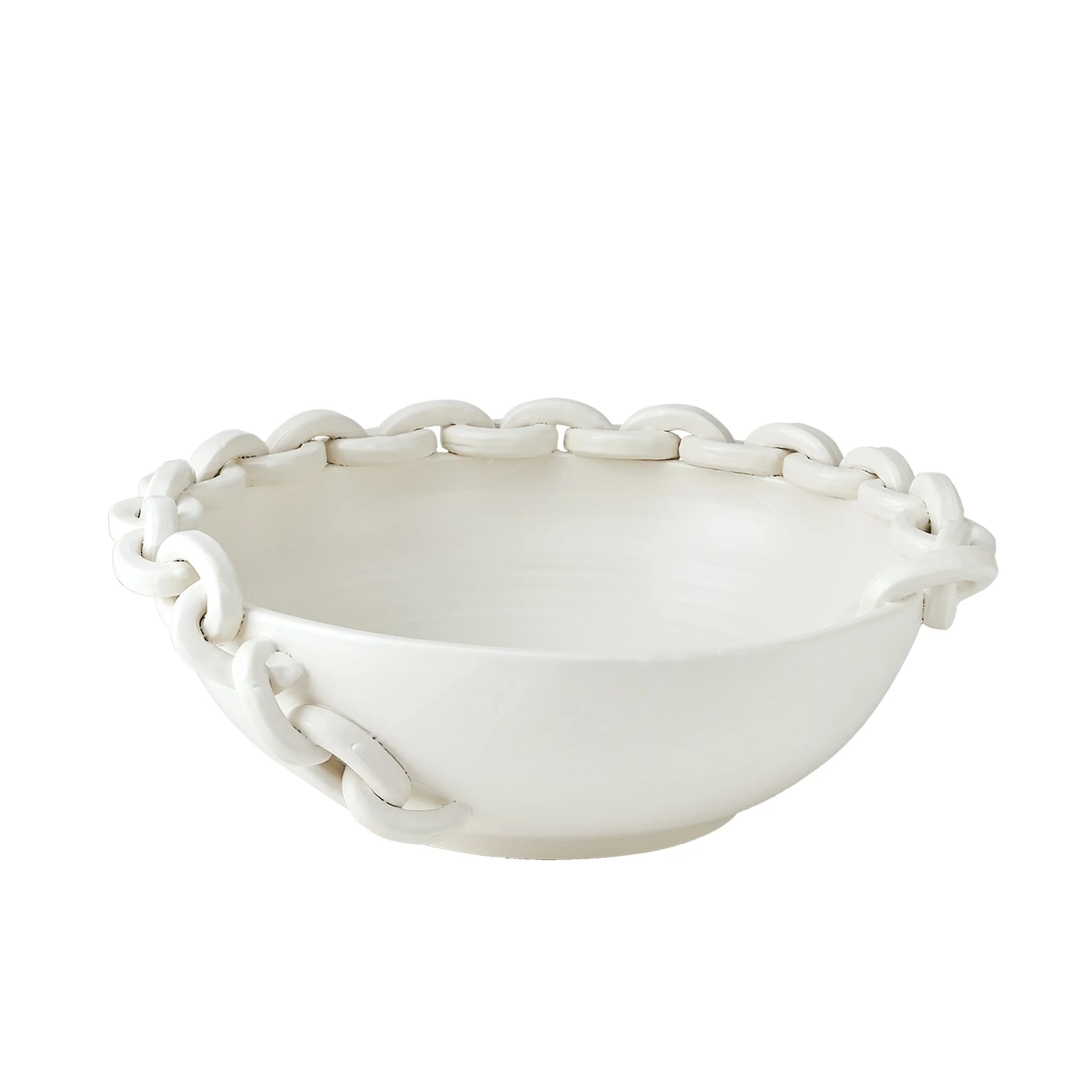 Global Views Catena Matte White Vase and Bowl - Image 10