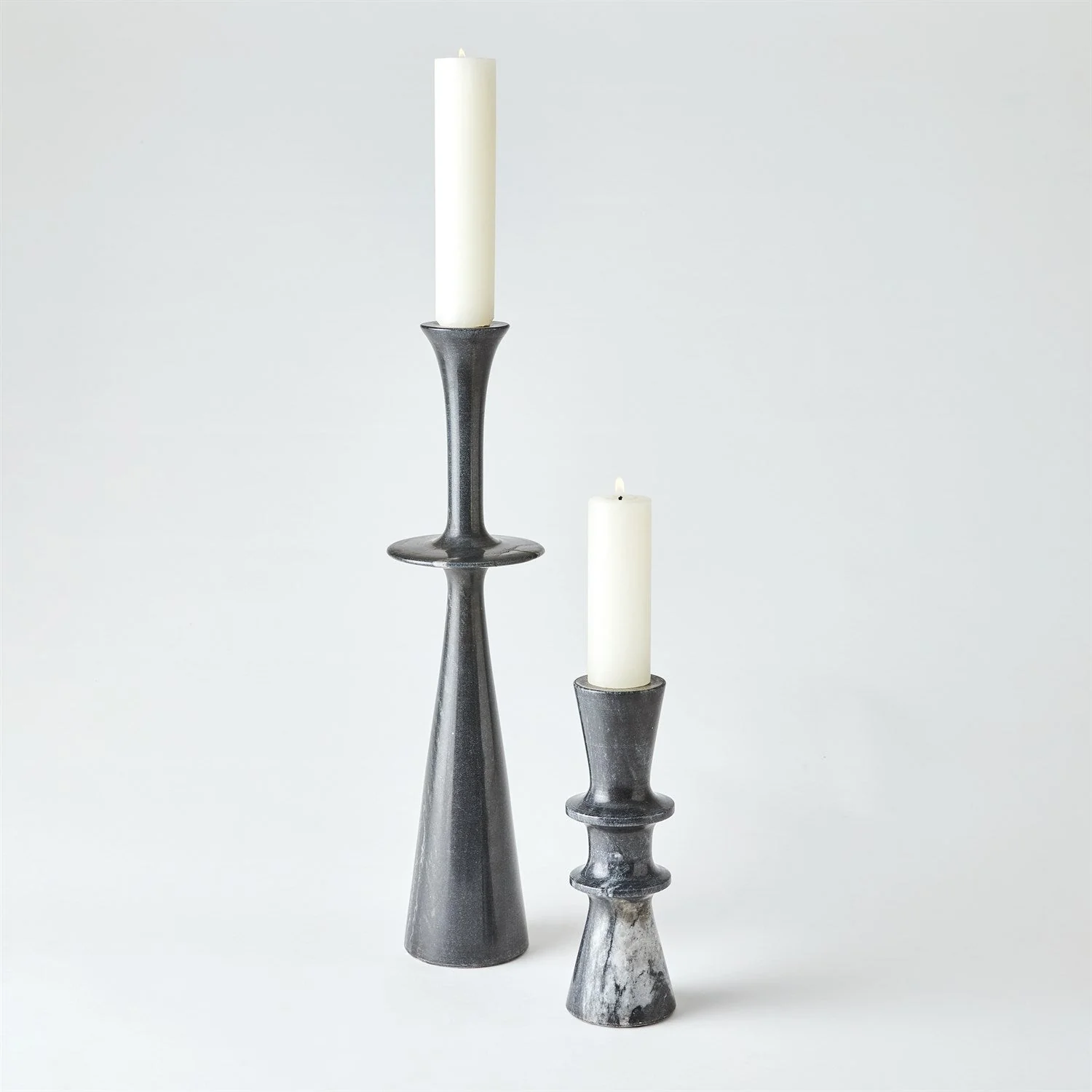 Global Views Center Flair Candle Stand - Black - Image 4