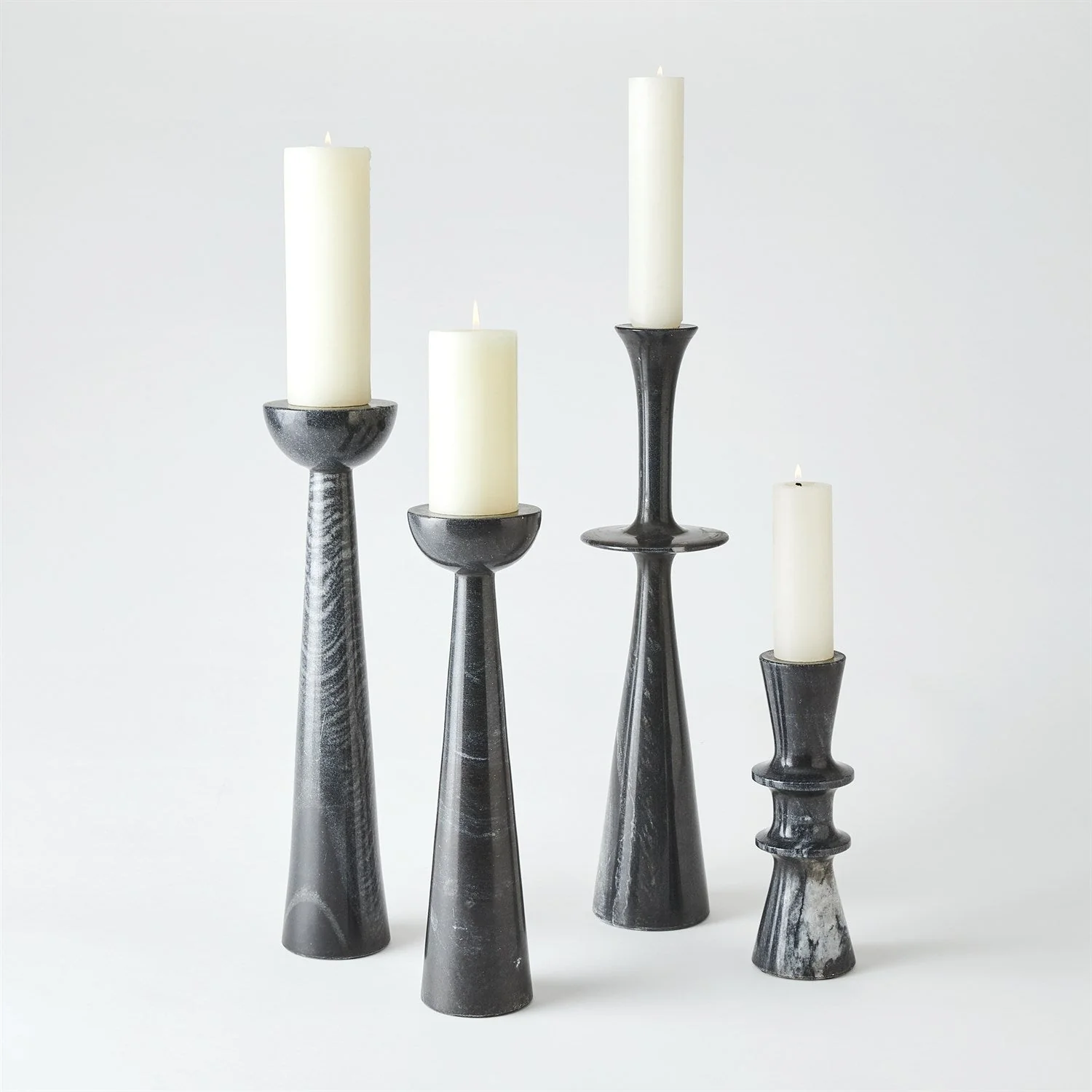Global Views Center Flair Candle Stand - Black - Image 7