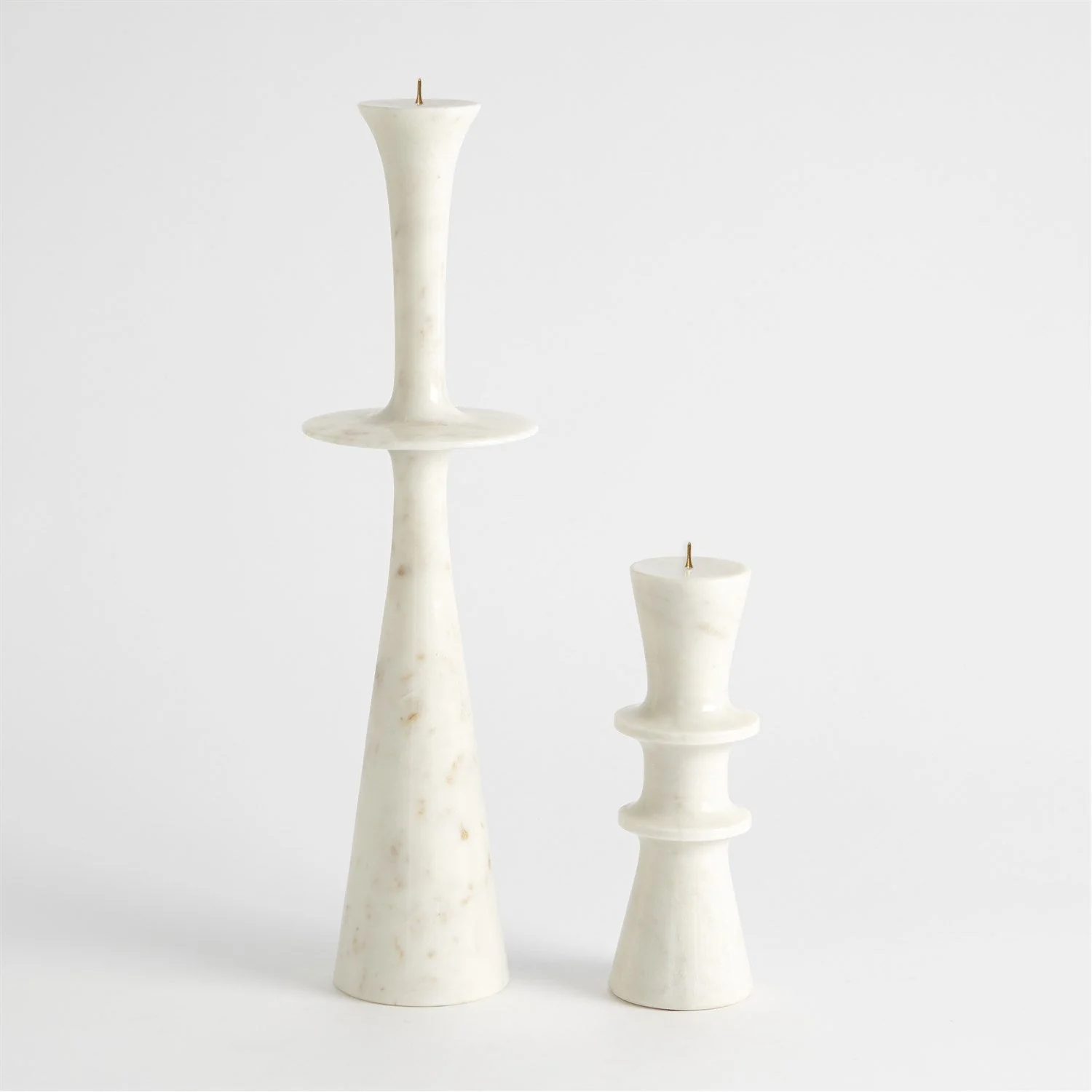 Global Views Center Flair Candle Stand - White - Image 3