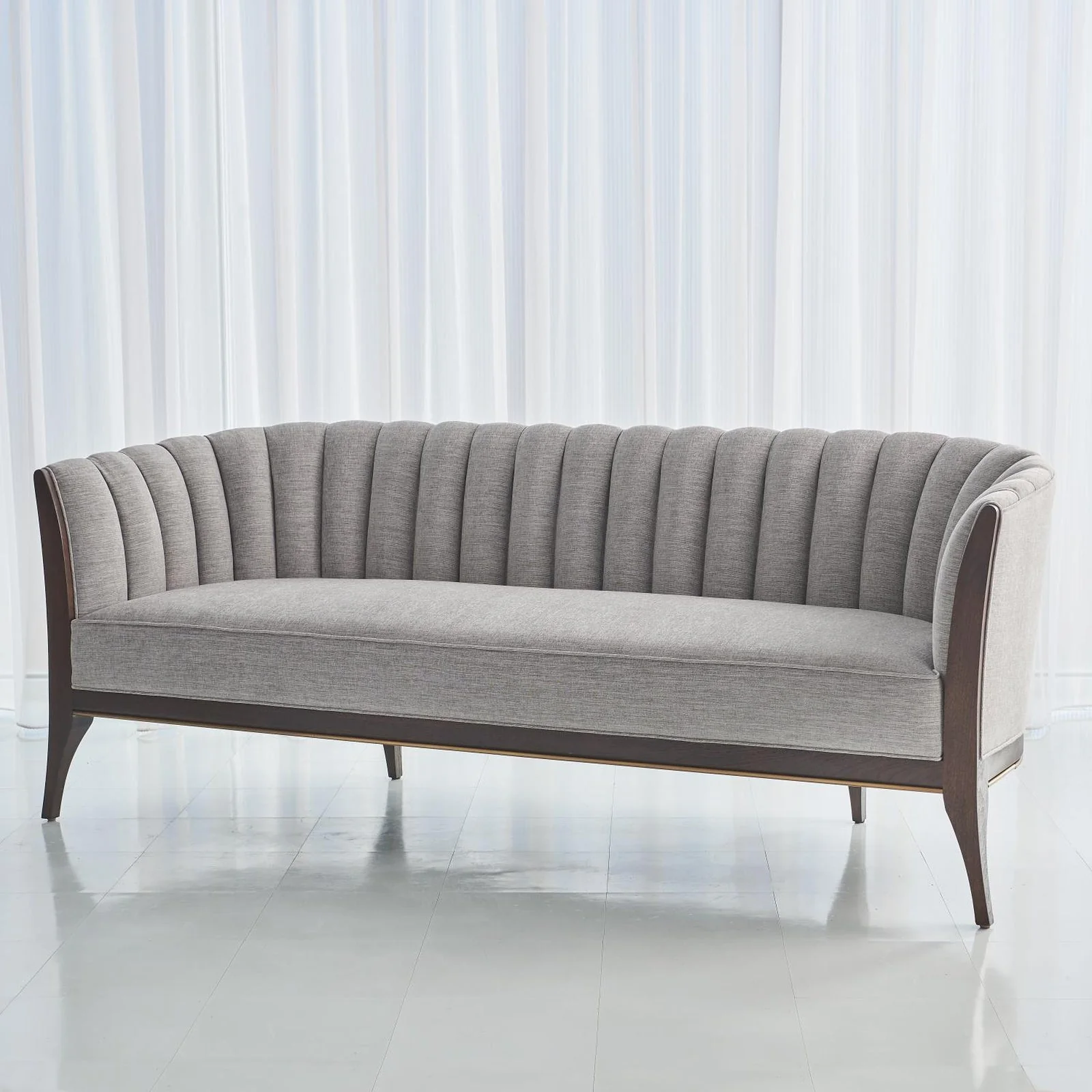 Global Views Channel Back Sofa - Image 5