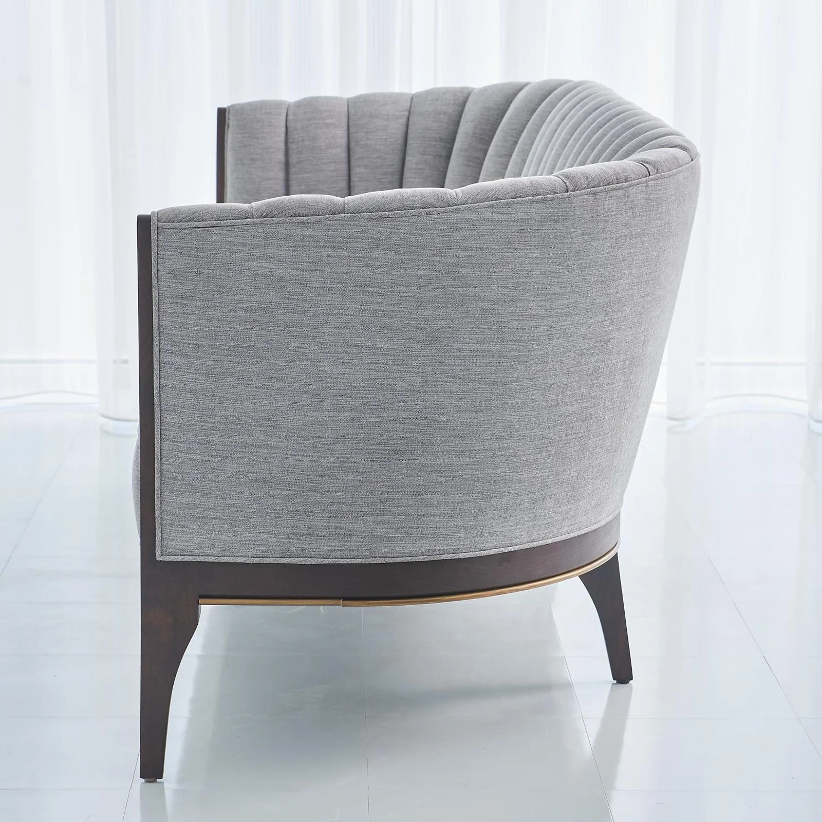 Global Views Channel Back Sofa - Image 6