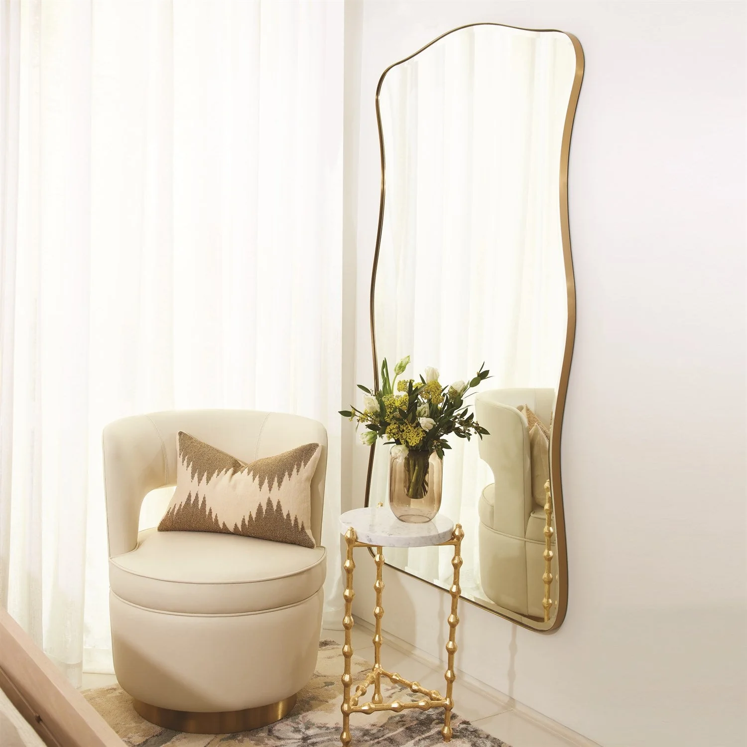Global Views Charlotte Floor Mirror by Ashley Childers - Image 2