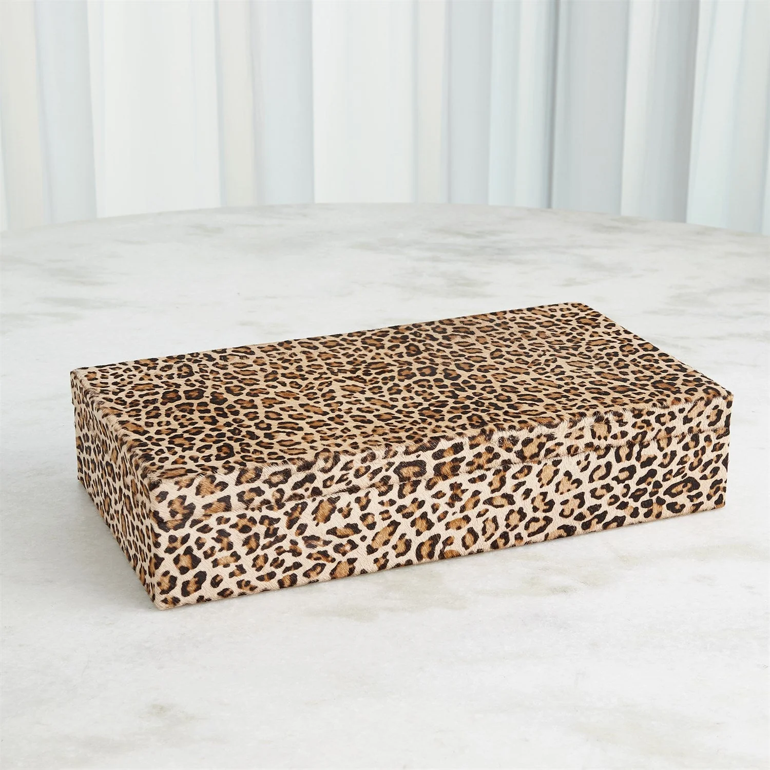 Global Views Cheetah Hair-on-Hide Box - Image 4