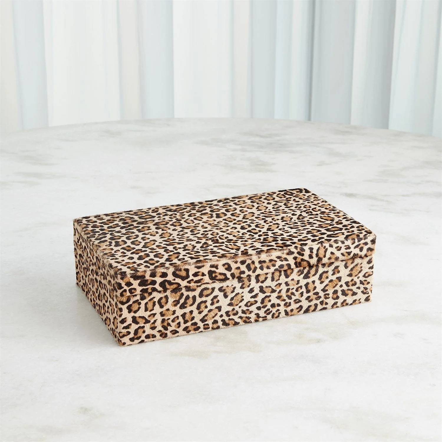 Global Views Cheetah Hair-on-Hide Box - Image 8
