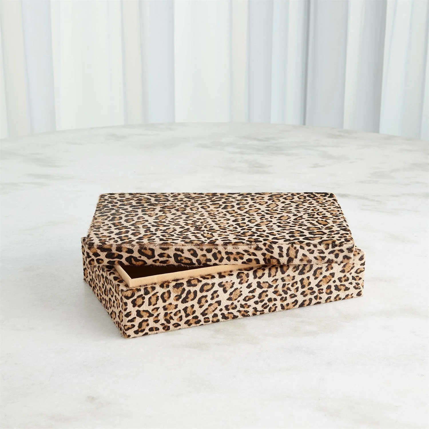 Global Views Cheetah Hair-on-Hide Box - Image 9