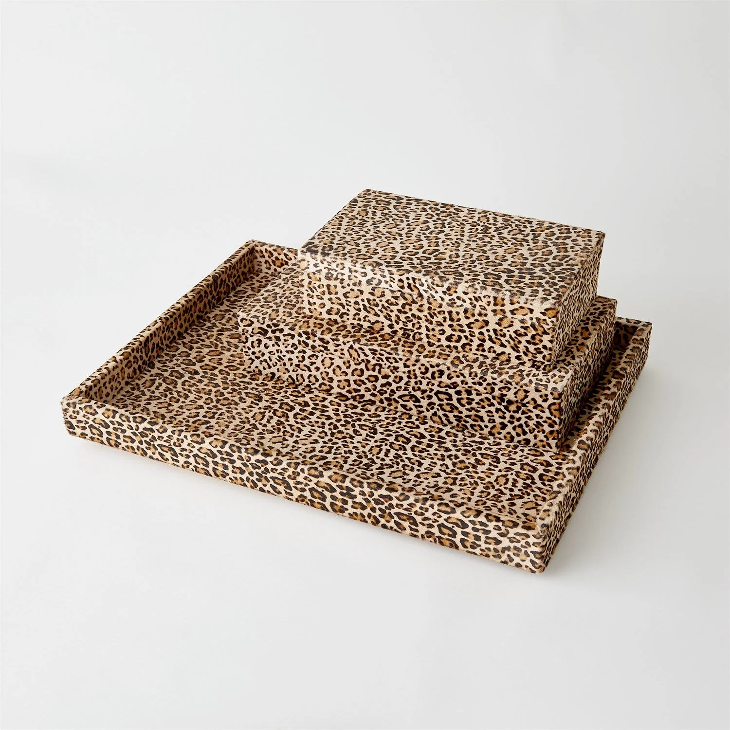 Global Views Cheetah Hair-on-Hide Tray - Image 3