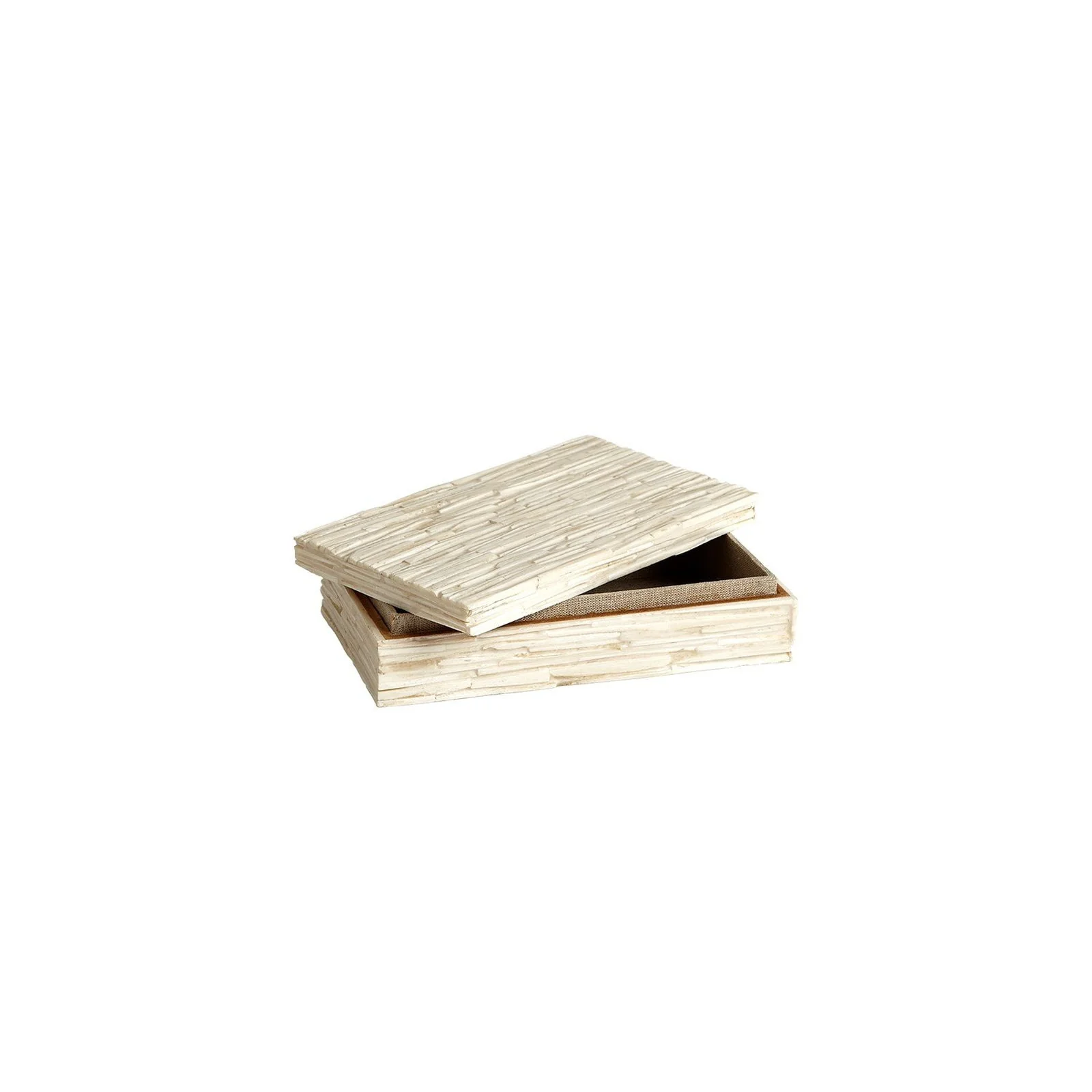 Global Views Chiseled Bone Storage Box - Image 2