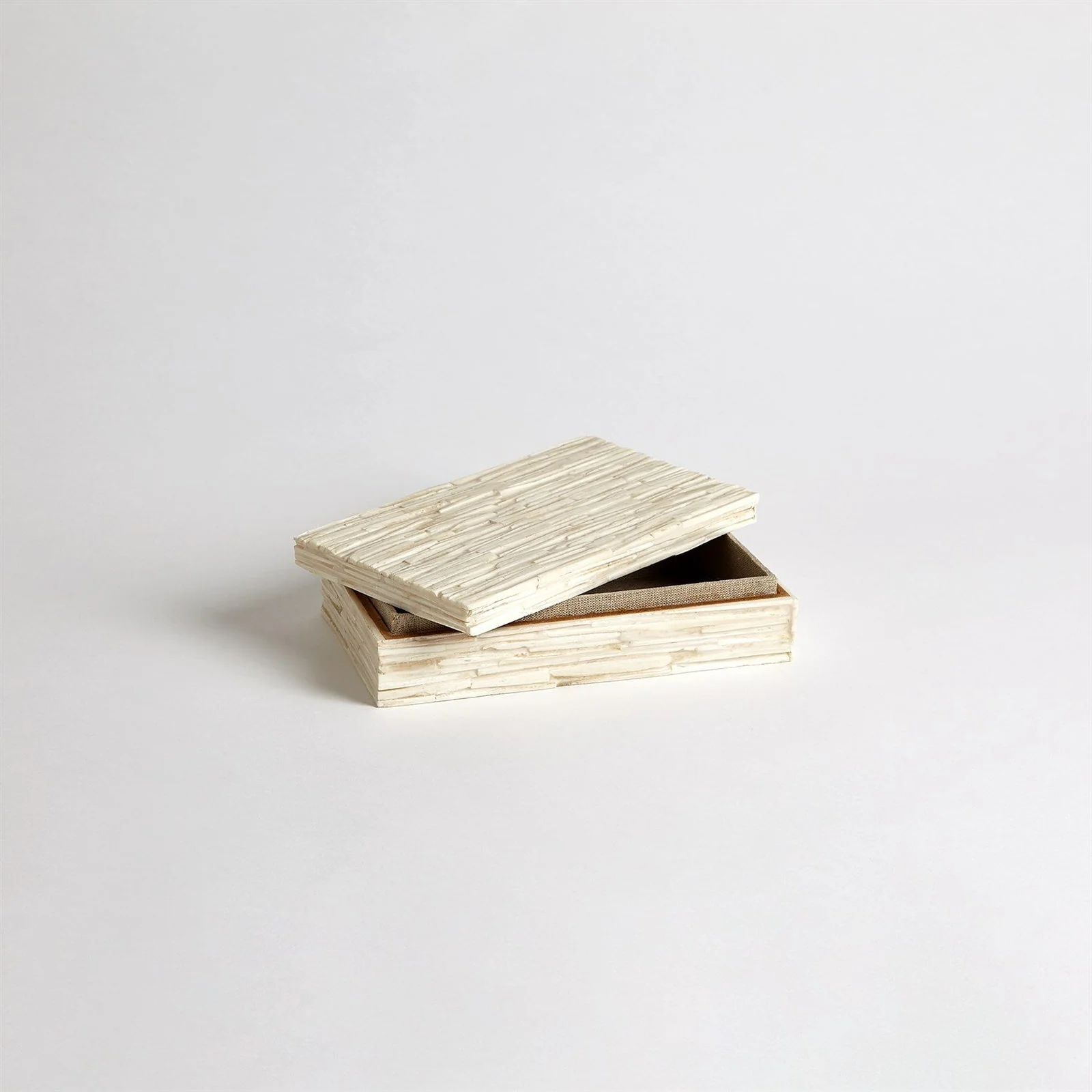 Global Views Chiseled Bone Storage Box - Image 3