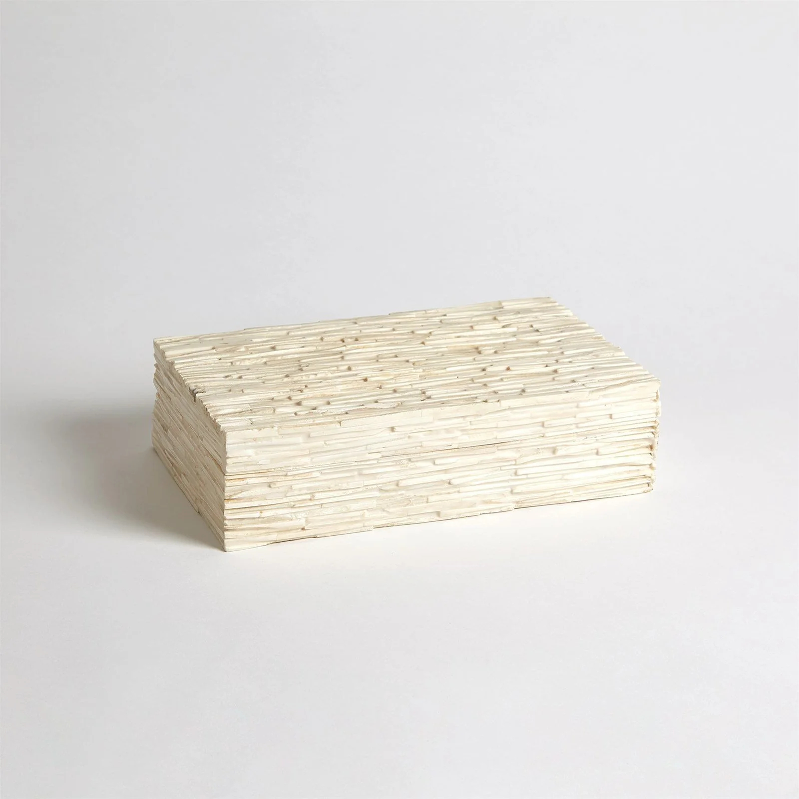 Global Views Chiseled Bone Storage Box - Image 4