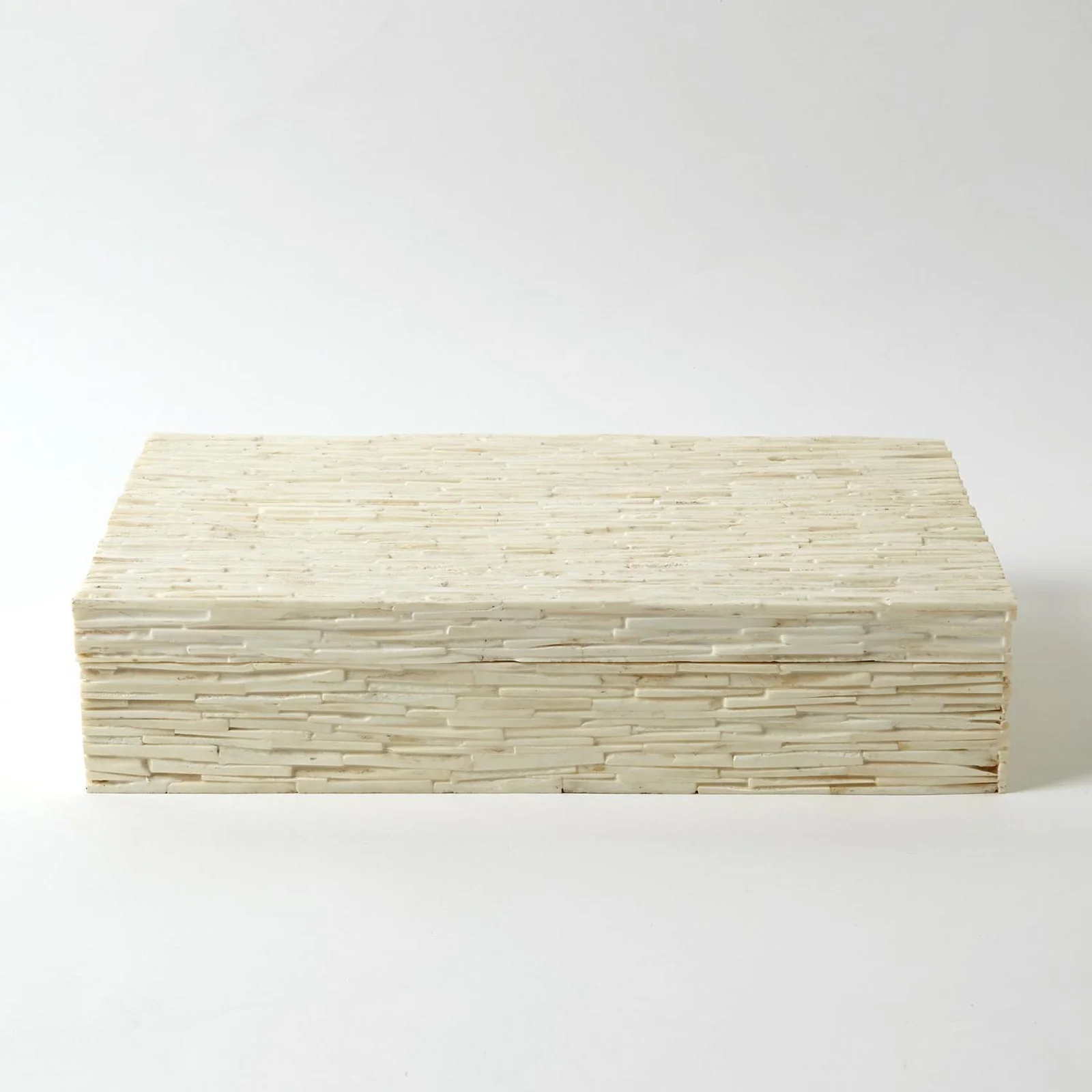 Global Views Chiseled Bone Storage Box - Image 7