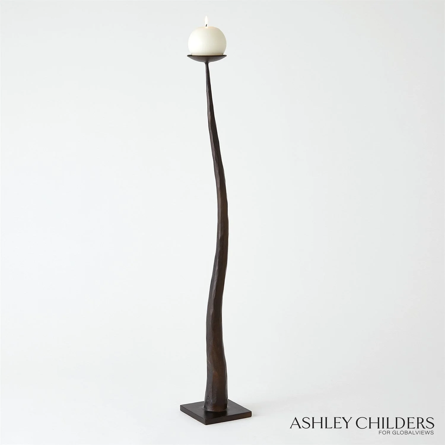 Global Views Chiseled Candle Holder by Ashley Childers - Image 5