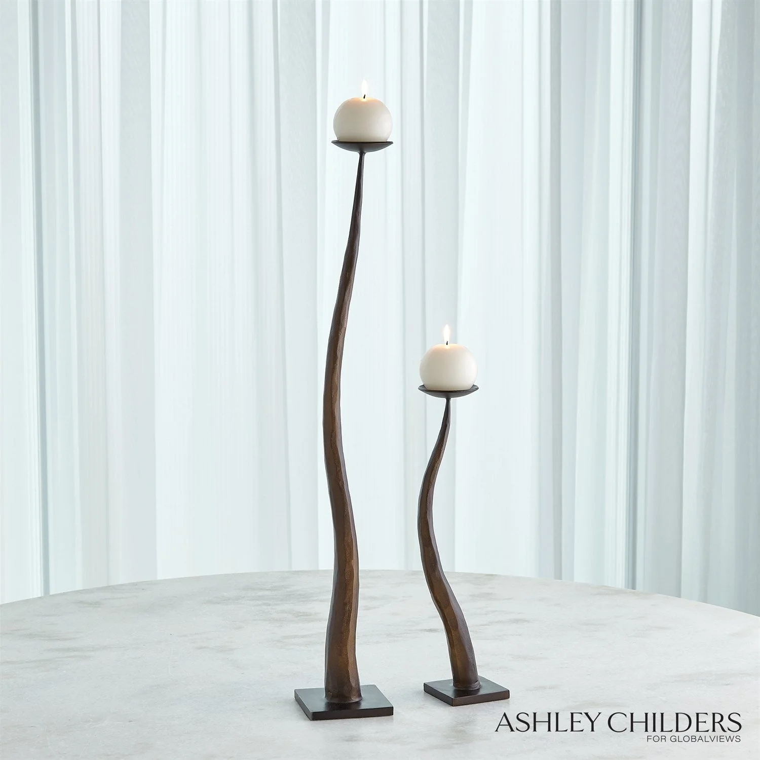 Global Views Chiseled Candle Holder by Ashley Childers - Image 7