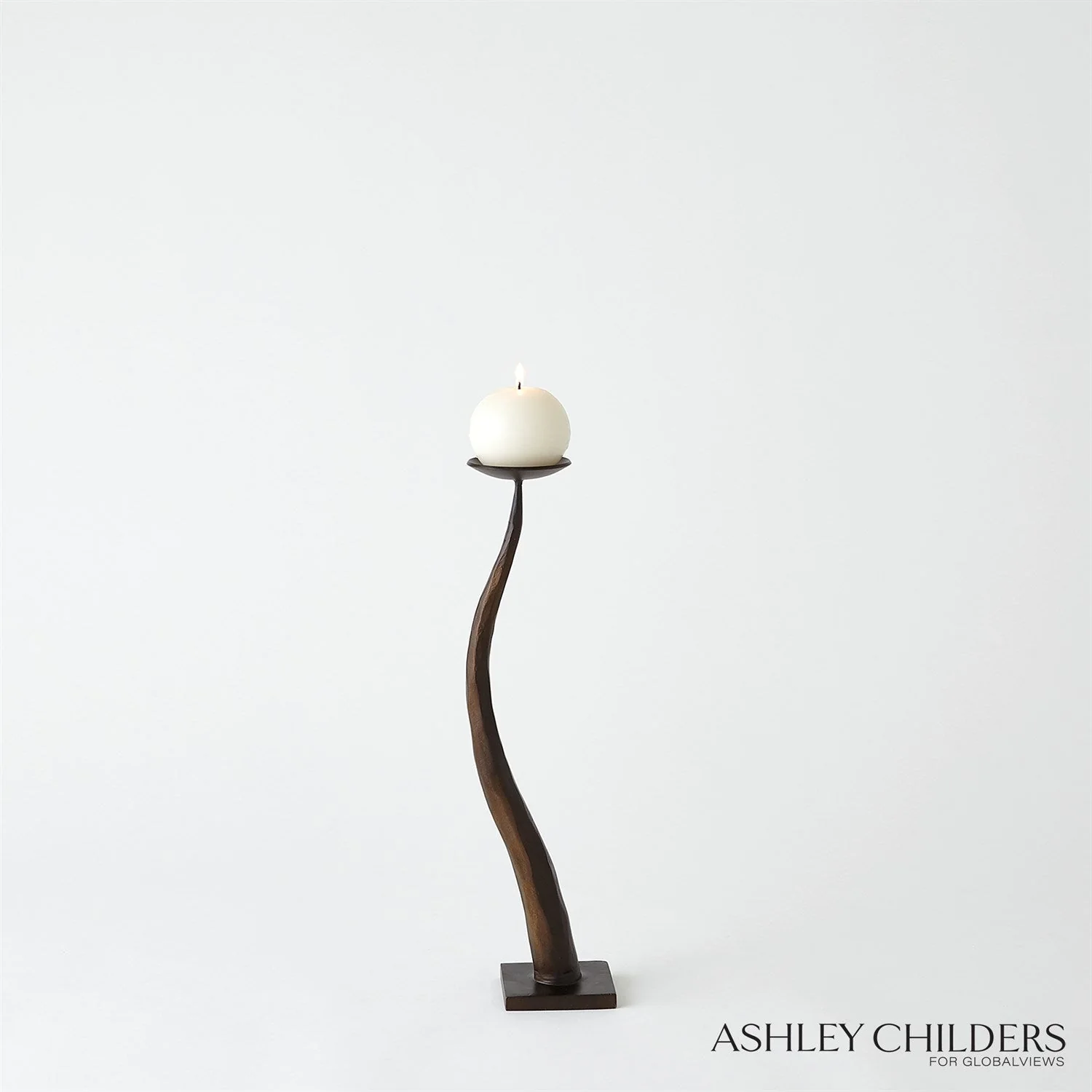 Global Views Chiseled Candle Holder by Ashley Childers - Image 9