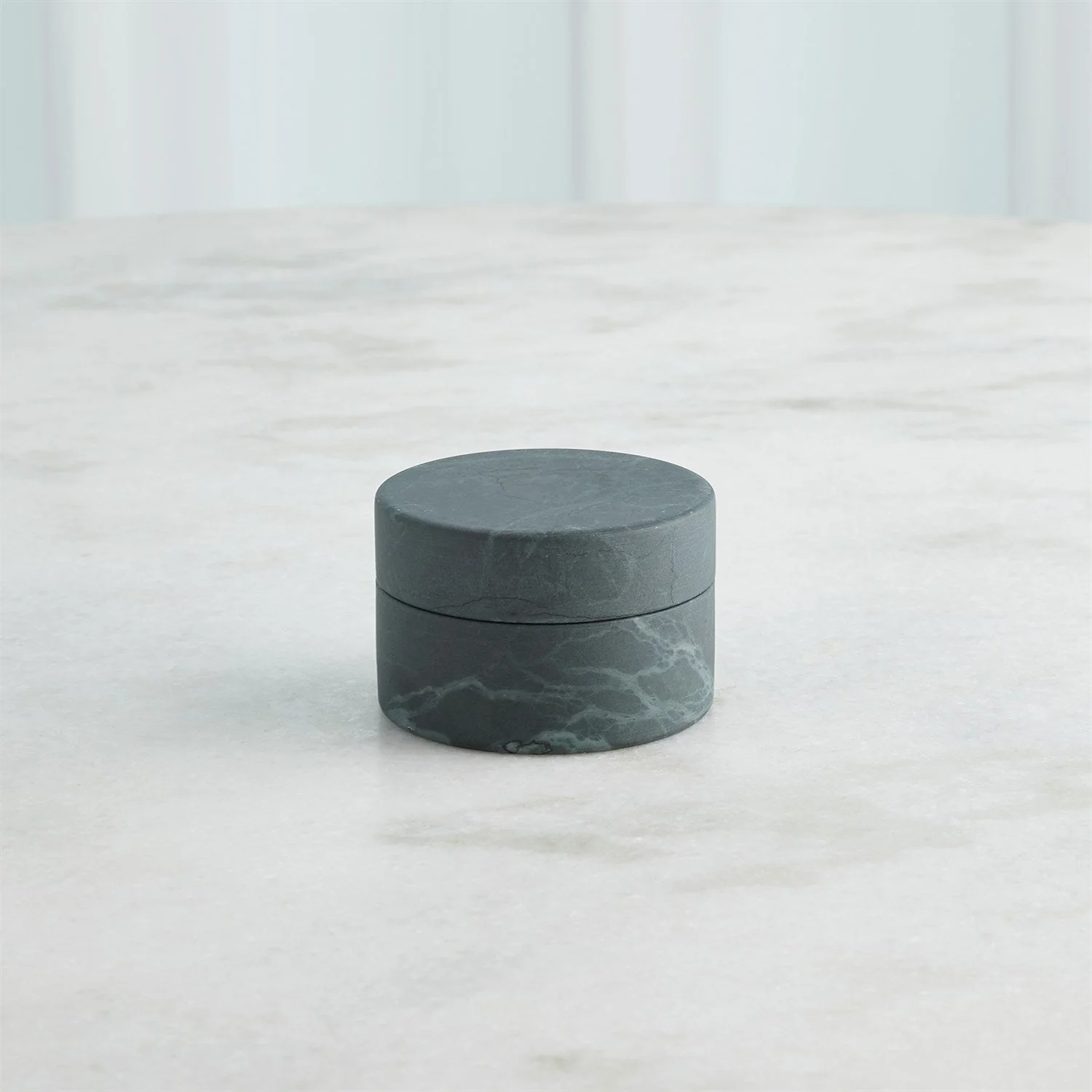 Global Views Cilindro Alabaster Box - BlackGreen - Image 13