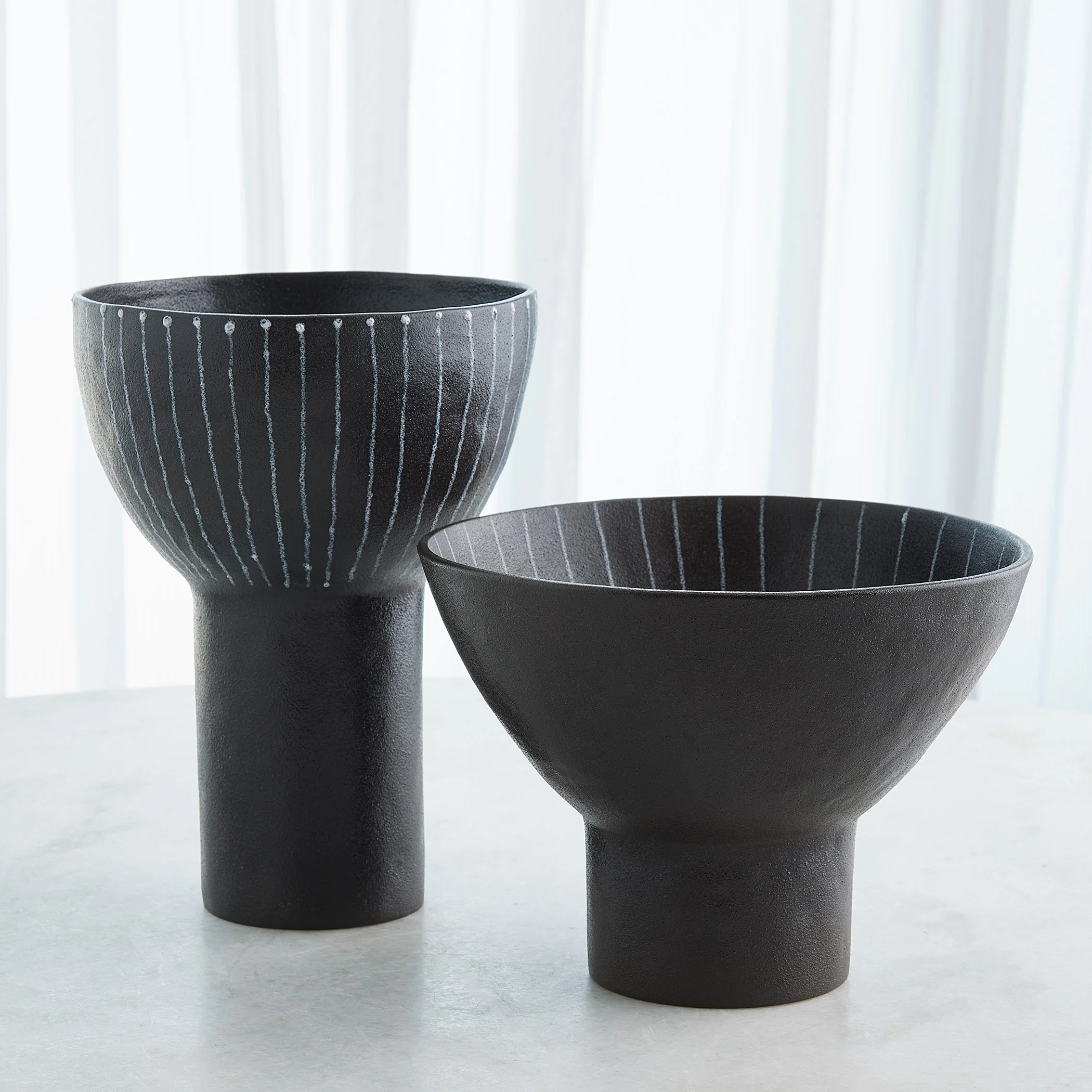 Global Views Cinder Footed Bowl - Image 16