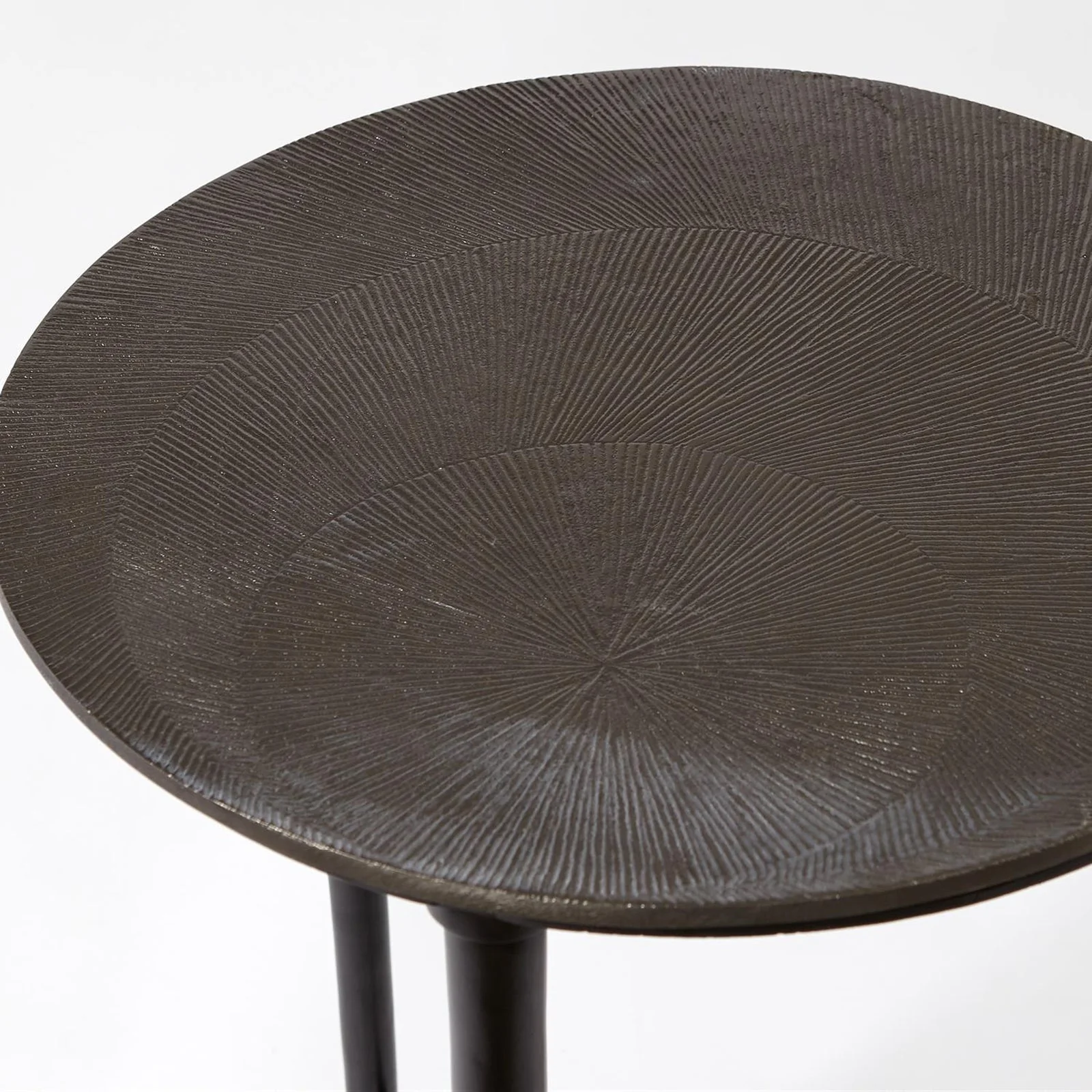 Global Views Circle Etched Accent Table - Image 11
