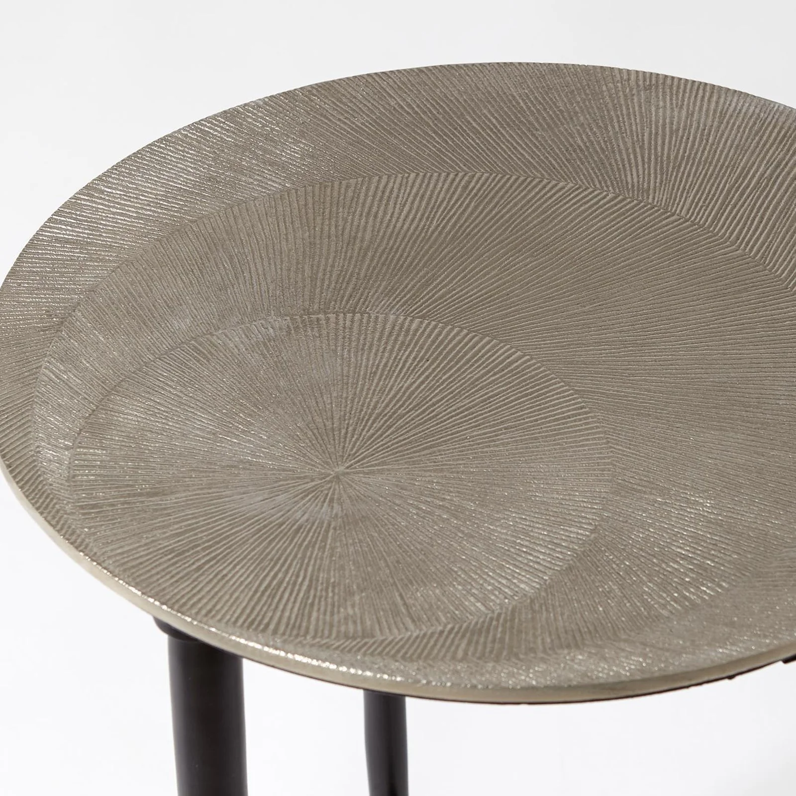 Global Views Circle Etched Accent Table - Image 13