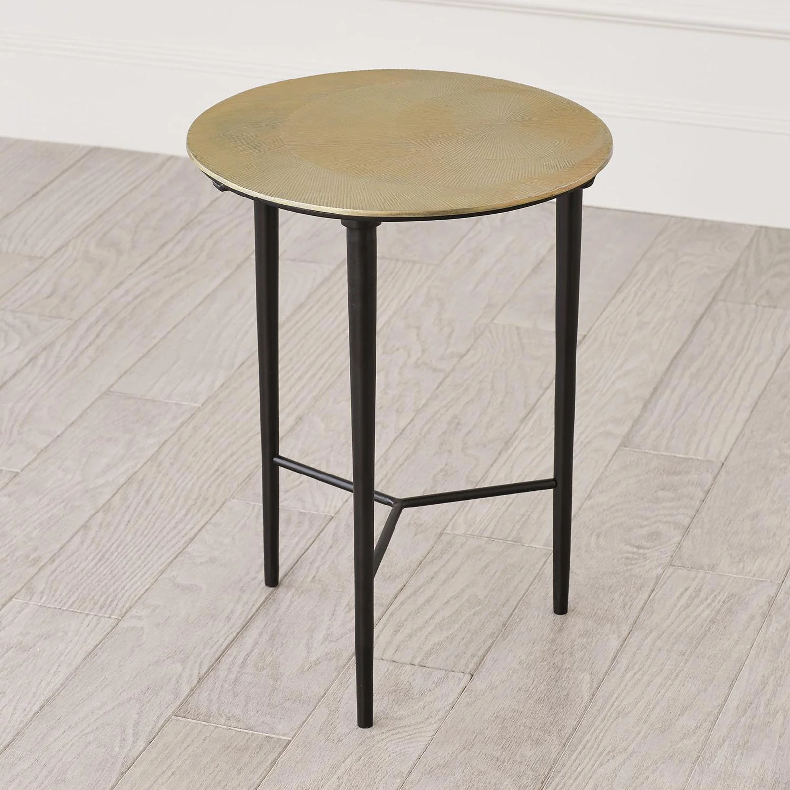 Global Views Circle Etched Accent Table - Image 3