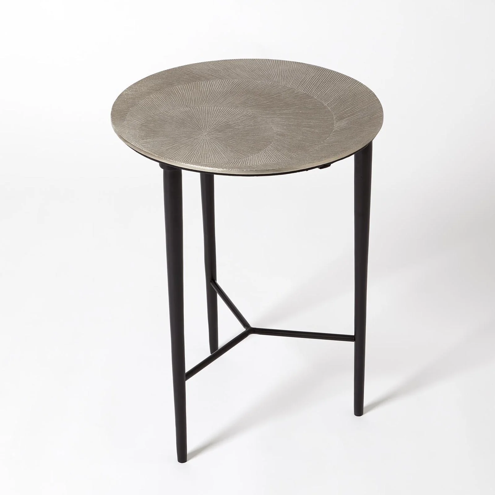 Global Views Circle Etched Accent Table - Image 4