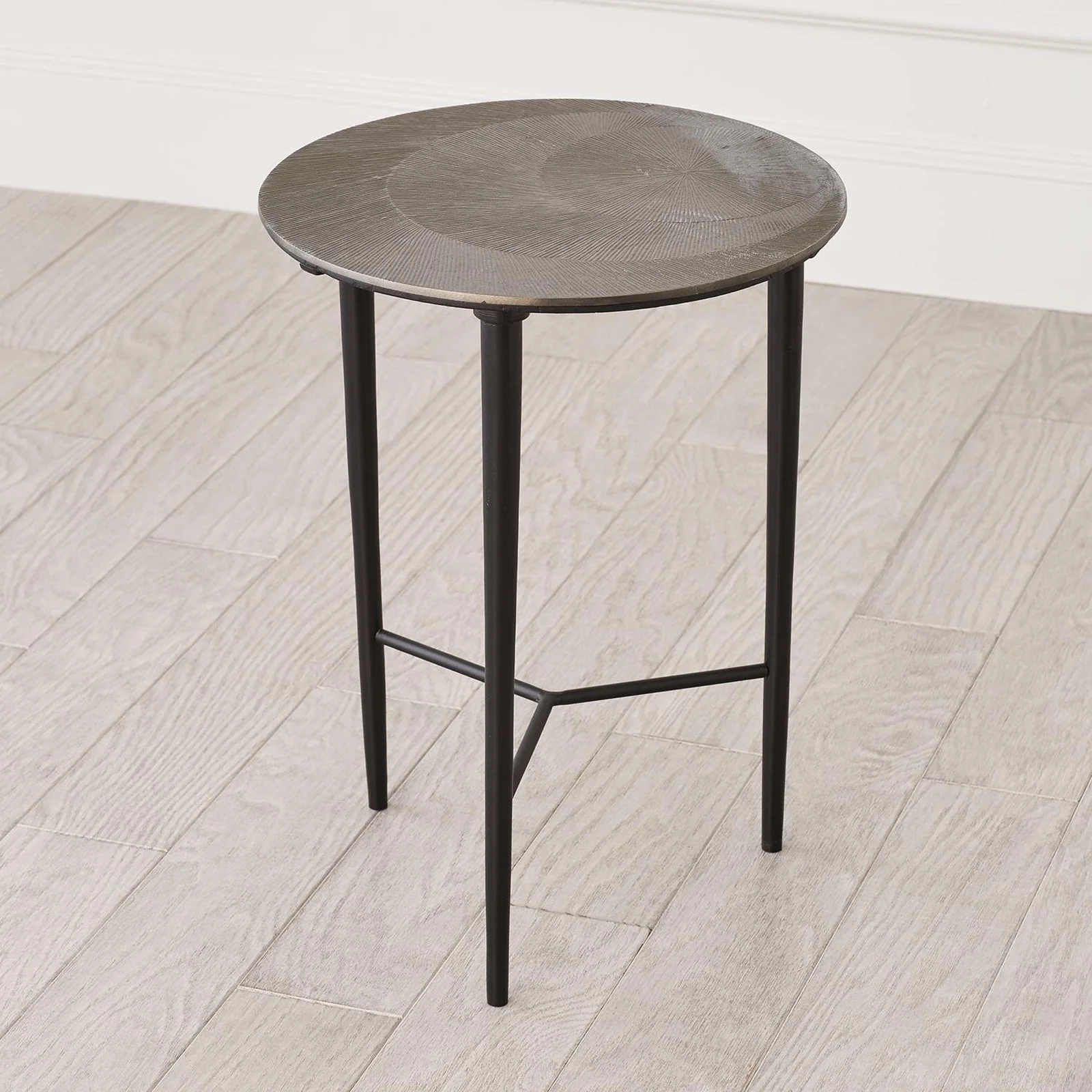 Global Views Circle Etched Accent Table - Image 5