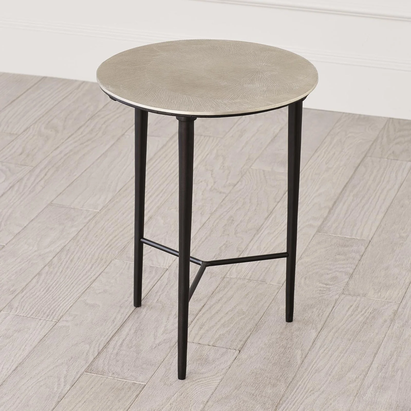 Global Views Circle Etched Accent Table - Image 6