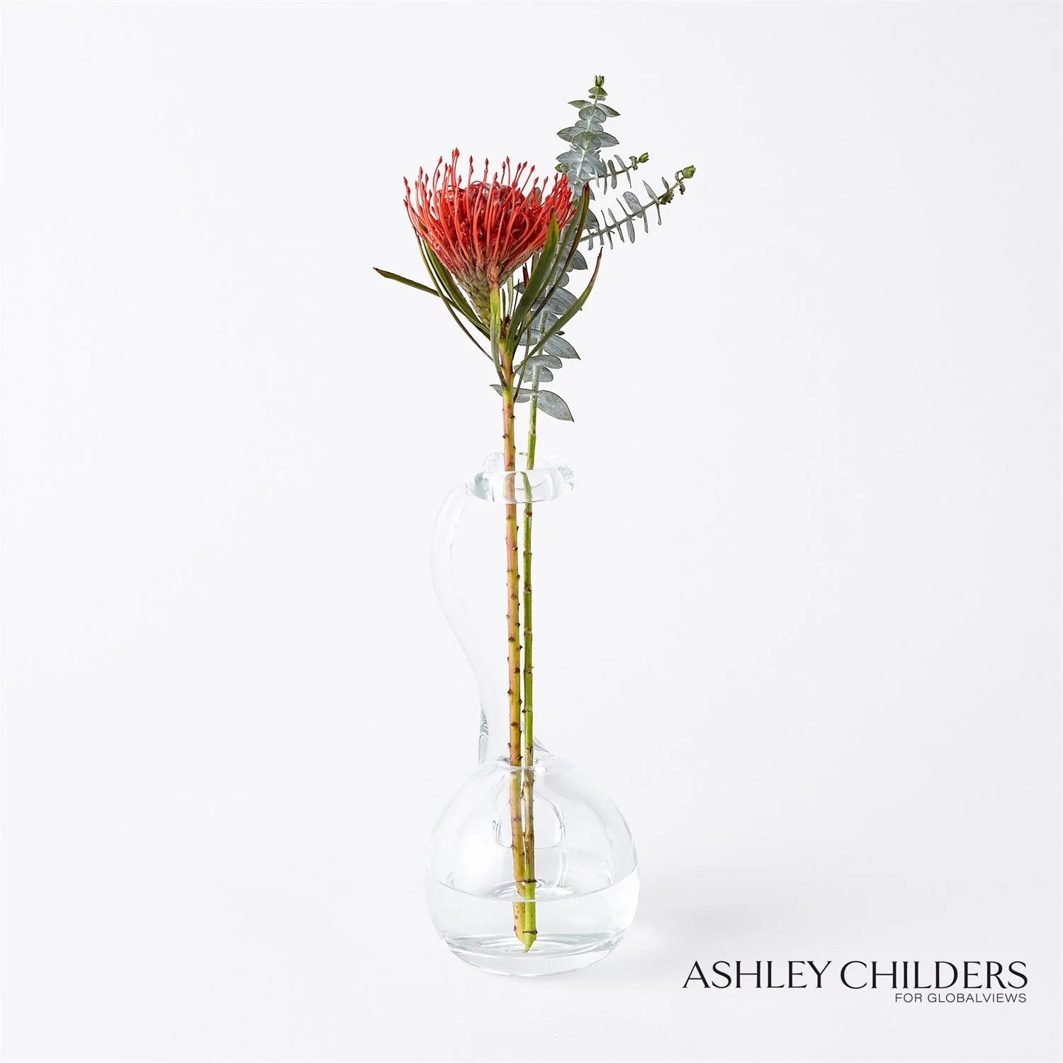 Global Views Clear Ring Flower Vase by Ashley Childers - Image 7