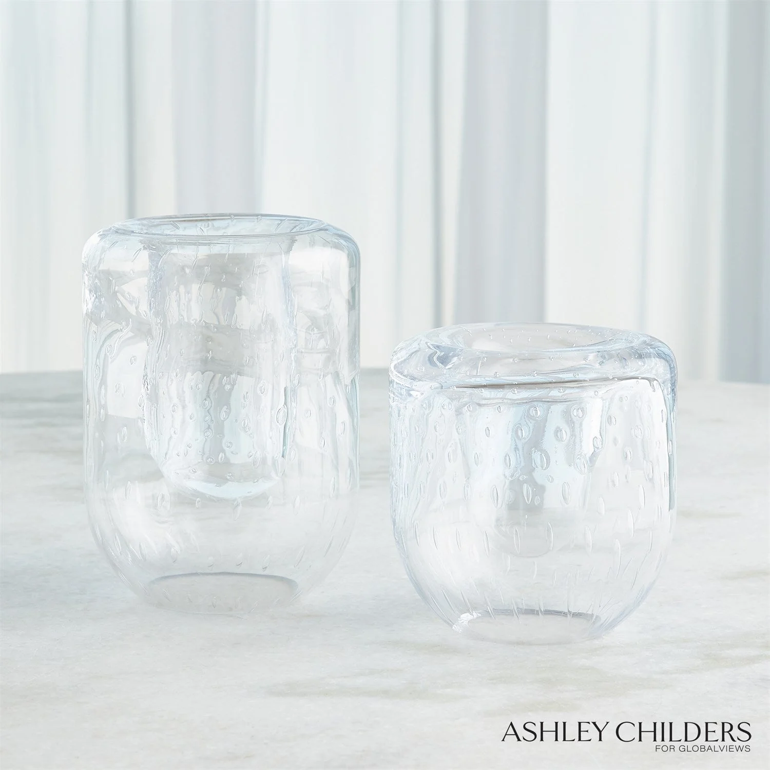 Global Views Clear Seeded Double Take Collection Clearance - Image 11