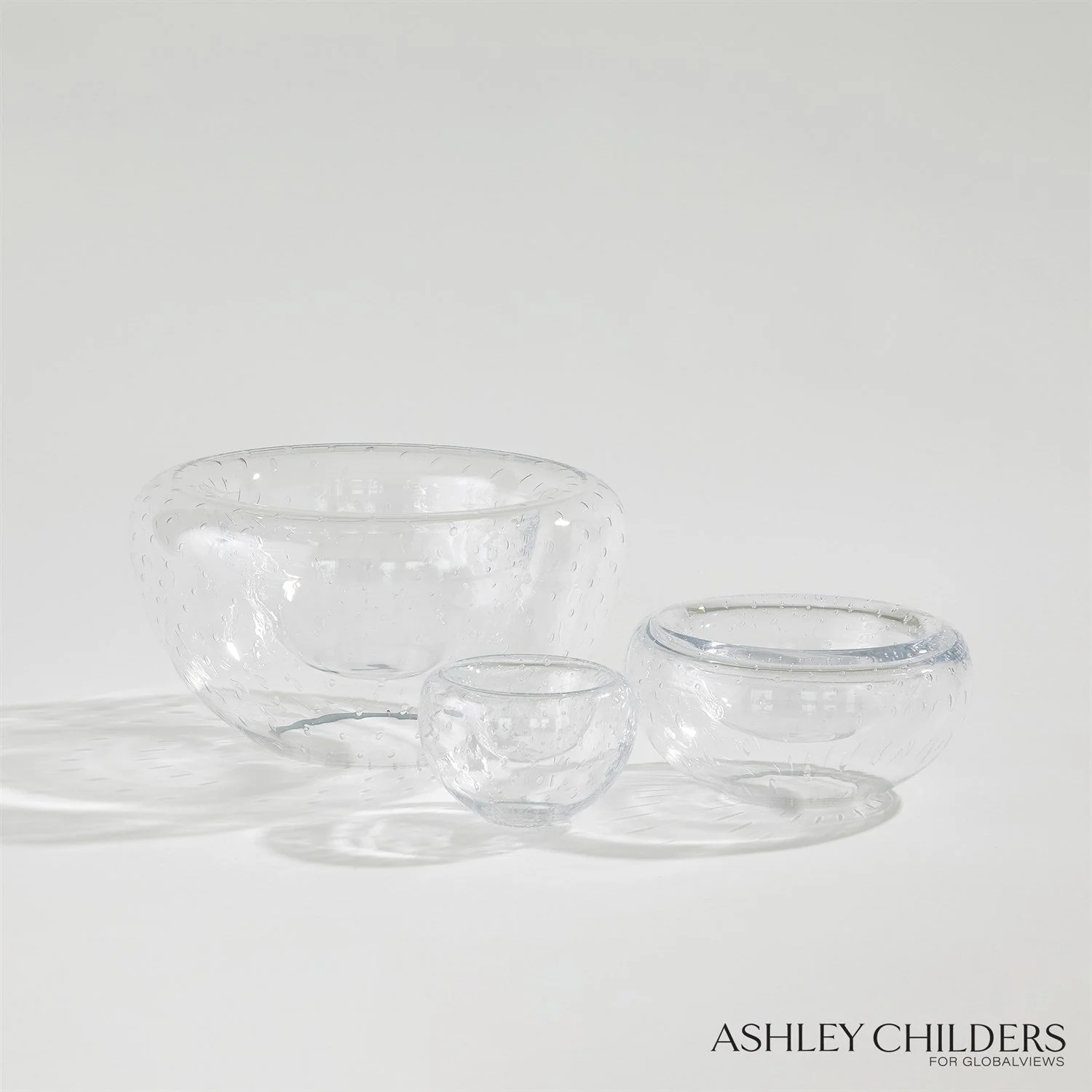 Global Views Clear Seeded Double Take Collection Clearance - Image 12
